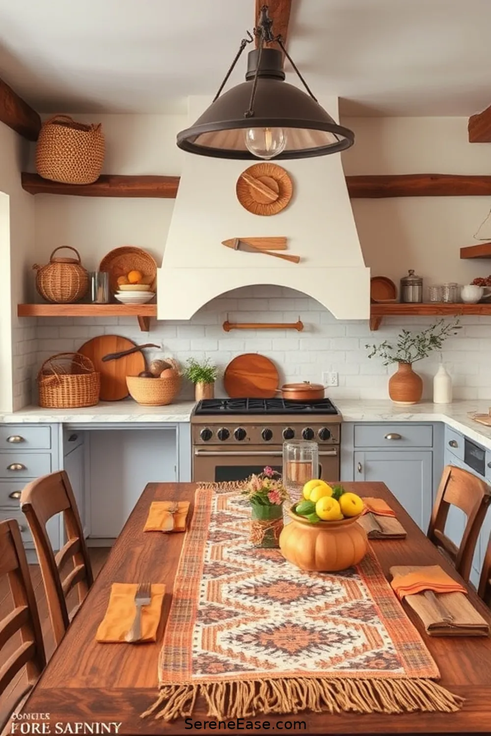 Incorporating Earth Tones in Your Rustic Kitchen Style 7 Accessorizing With Textiles and Decor for Incorporating Earth Tones in Your Rustic Kitchen Style