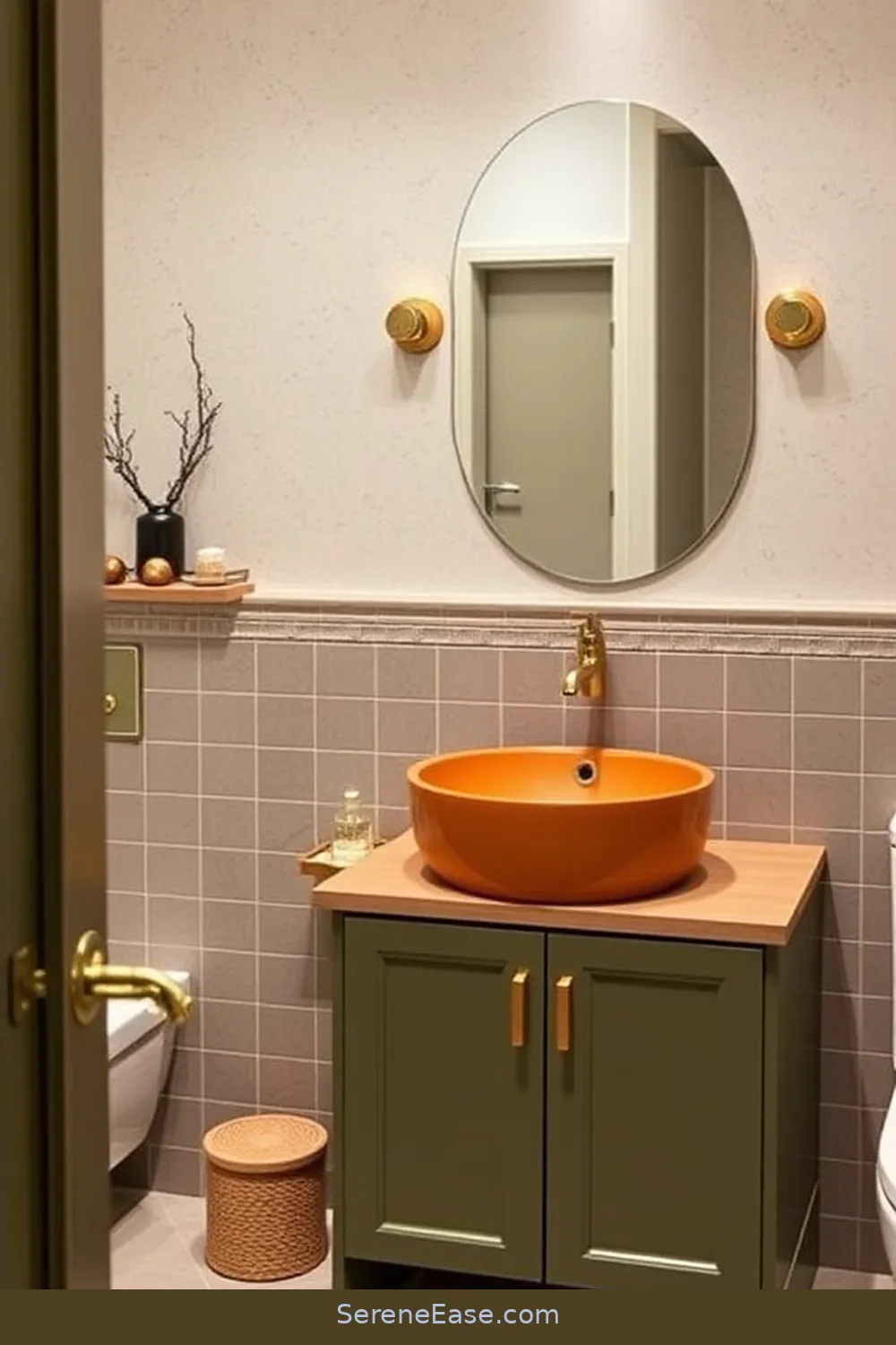 Incorporating Earth Tones in a Mid-Century Modern Bathroom Style 4 Fixtures and Fittings in Earthy Hues for Incorporating Earth Tones in a Mid-Century Modern Bathroom Style