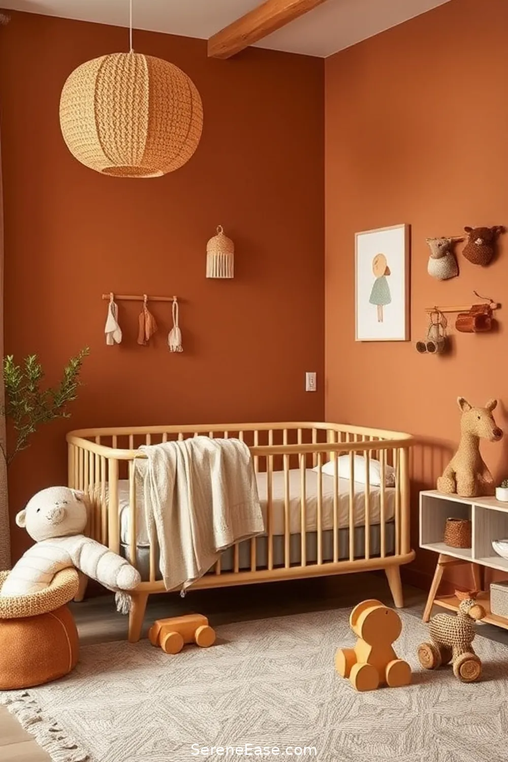 Incorporating Earth Tones in a Mid-Century Modern Nursery Style 5 Incorporating Terracotta Accents for Incorporating Earth Tones in a Mid-Century Modern Nursery Style