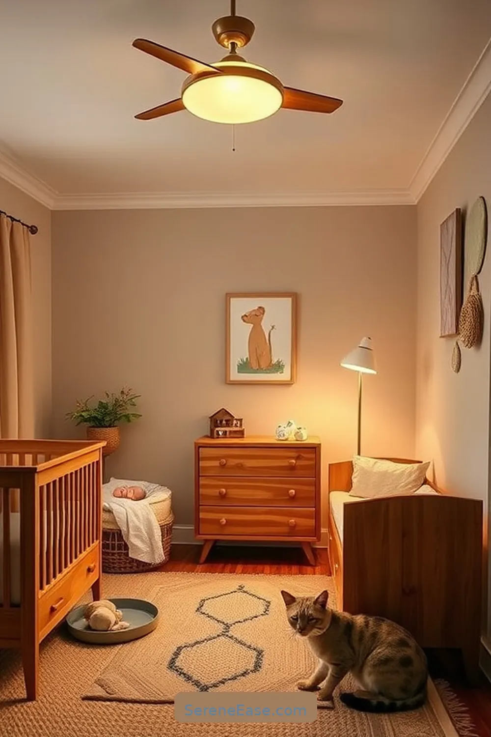 Incorporating Earth Tones in a Mid-Century Modern Nursery Style 12 Lighting Choices for a Warm Ambiance for Incorporating Earth Tones in a Mid-Century Modern Nursery Style