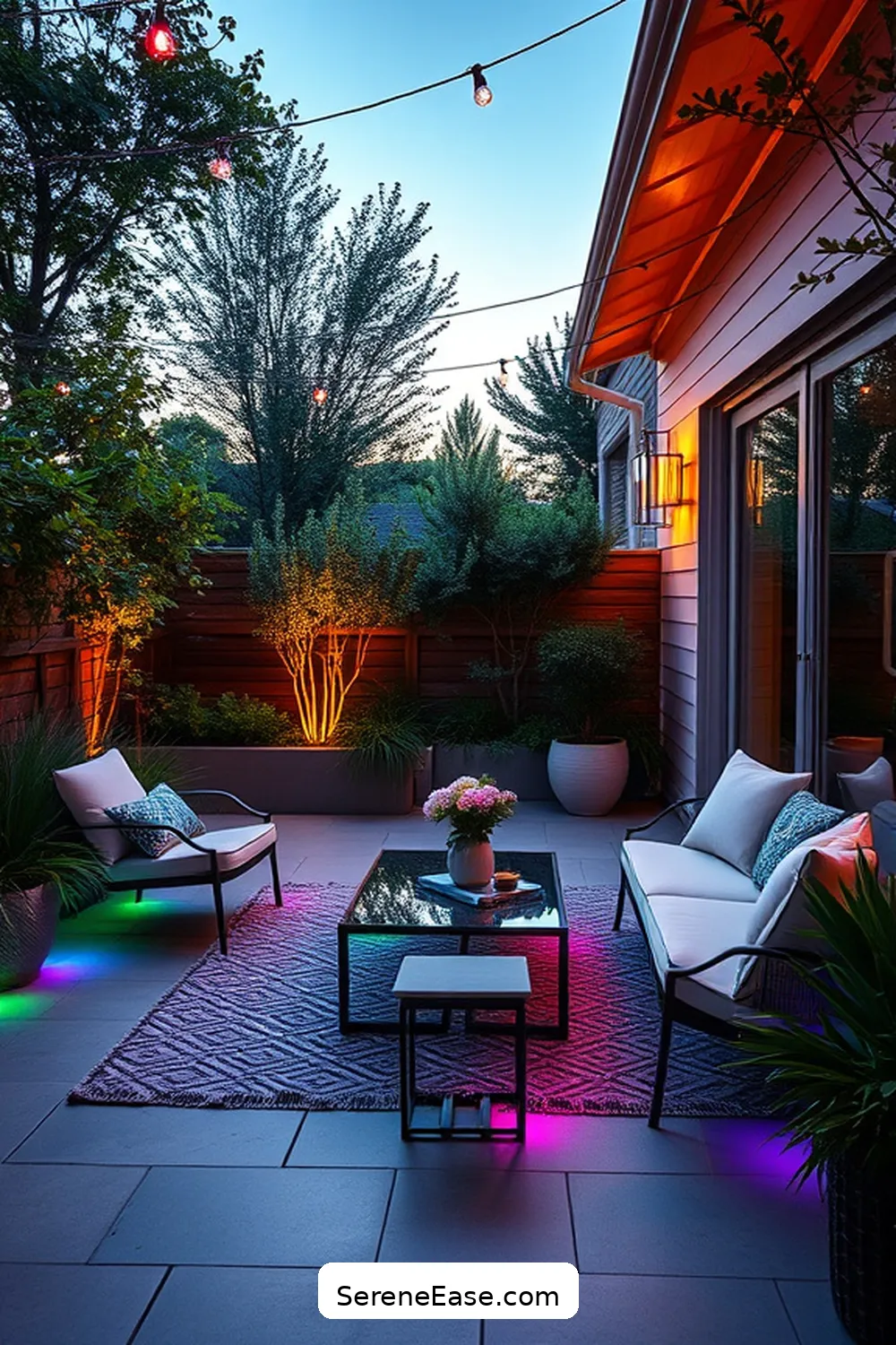 Incorporating Jewel Tones Into Scandinavian-Style Outdoor Patios 9 Outdoor Lighting With a Colorful Twist for Incorporating Jewel Tones Into Scandinavian-Style Outdoor Patios