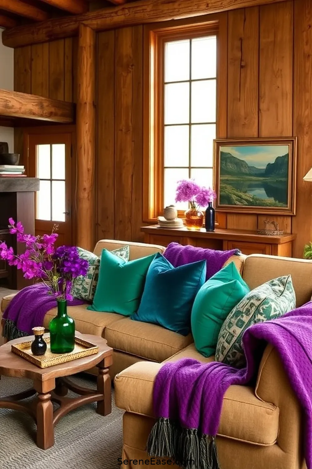Incorporating Jewel Tones Into Your Rustic Living Room Style 14 Incorporating Jewel Tones in Accessories for Incorporating Jewel Tones Into Your Rustic Living Room Style