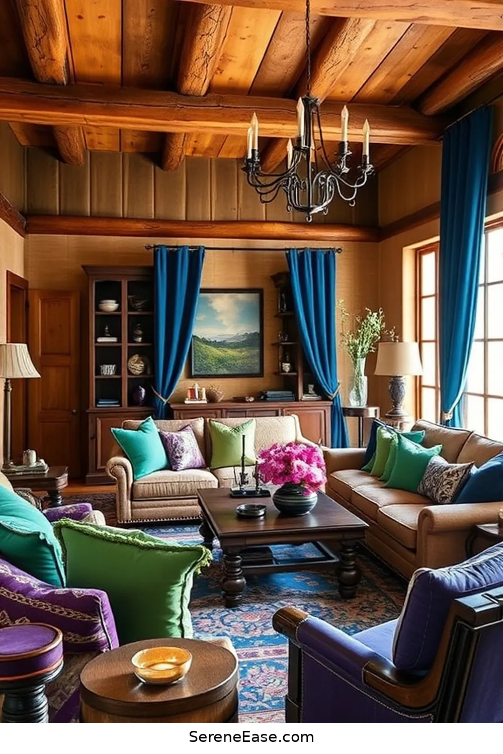 Incorporating Jewel Tones Into Your Rustic Living Room Style 2 Understanding Jewel Tones for Incorporating Jewel Tones Into Your Rustic Living Room Style
