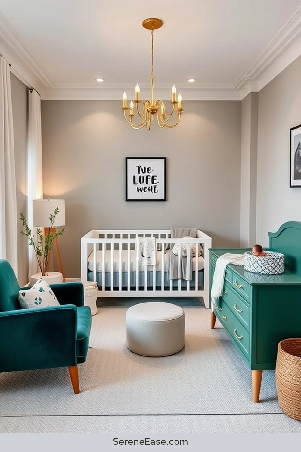 Incorporating Jewel Tones Into a Minimalist Nursery Style 6 Statement Furniture Pieces for Incorporating Jewel Tones Into a Minimalist Nursery Style