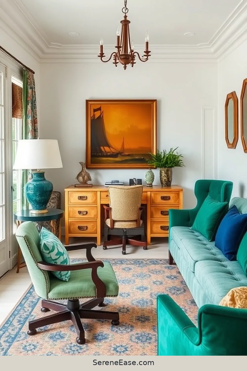 Incorporating Jewel Tones in Your Coastal Style Home Office 13 Personal Touches: Infusing Your Style for Incorporating Jewel Tones in Your Coastal Style Home Office