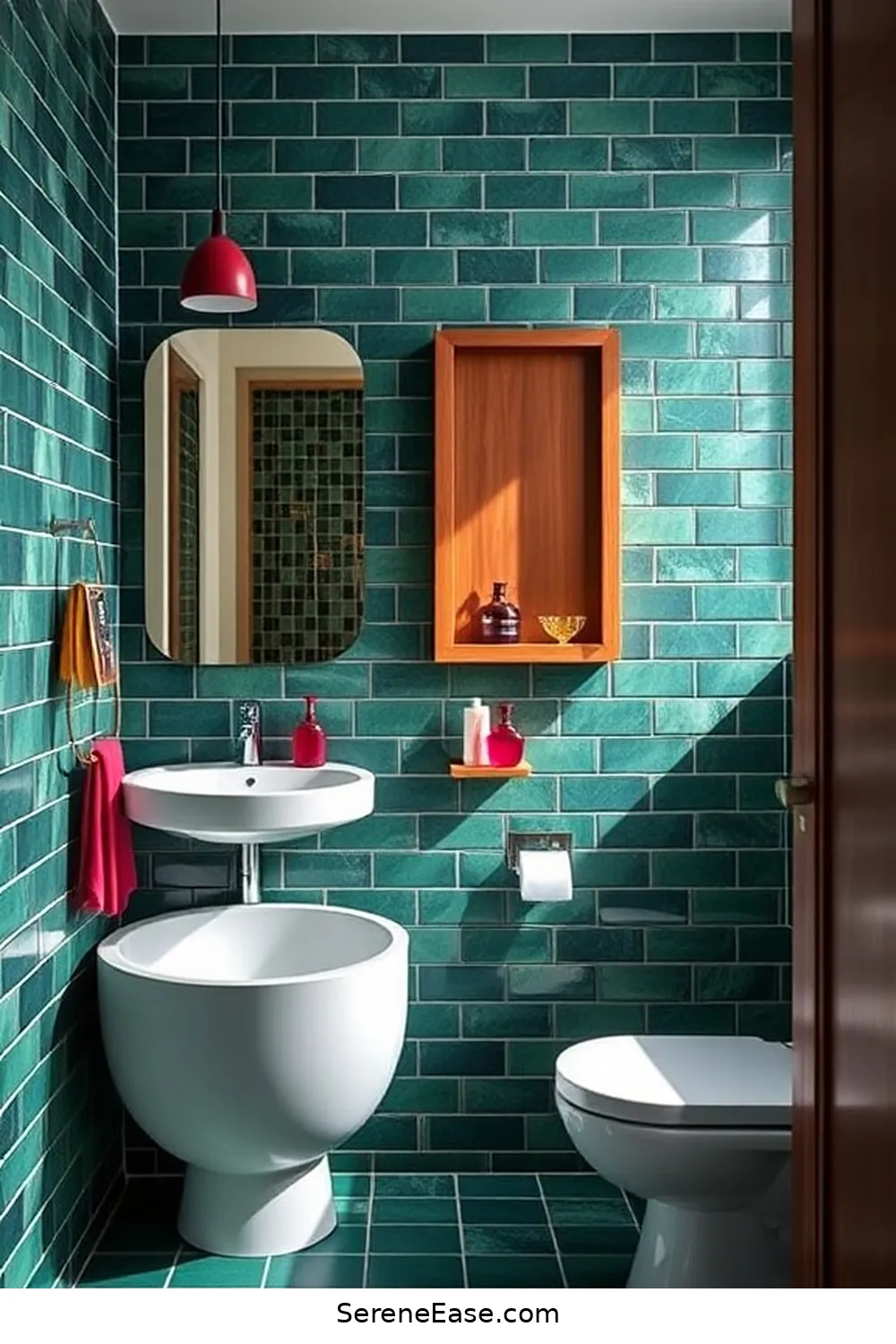 Incorporating Jewel Tones in Your Mid-Century Modern Bathroom Style 2 Understanding Mid-Century Modern Design Principles for Incorporating Jewel Tones in Your Mid-Century Modern Bathroom Style