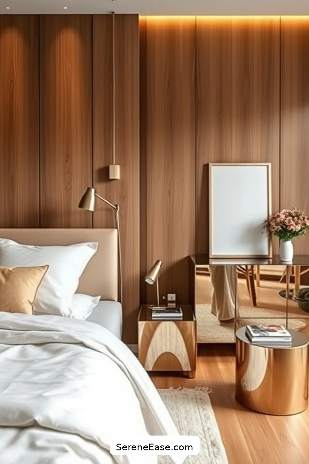 Incorporating Metallic Accents in Furniture for Incorporating Metallic Accents in Scandinavian Bedroom Style