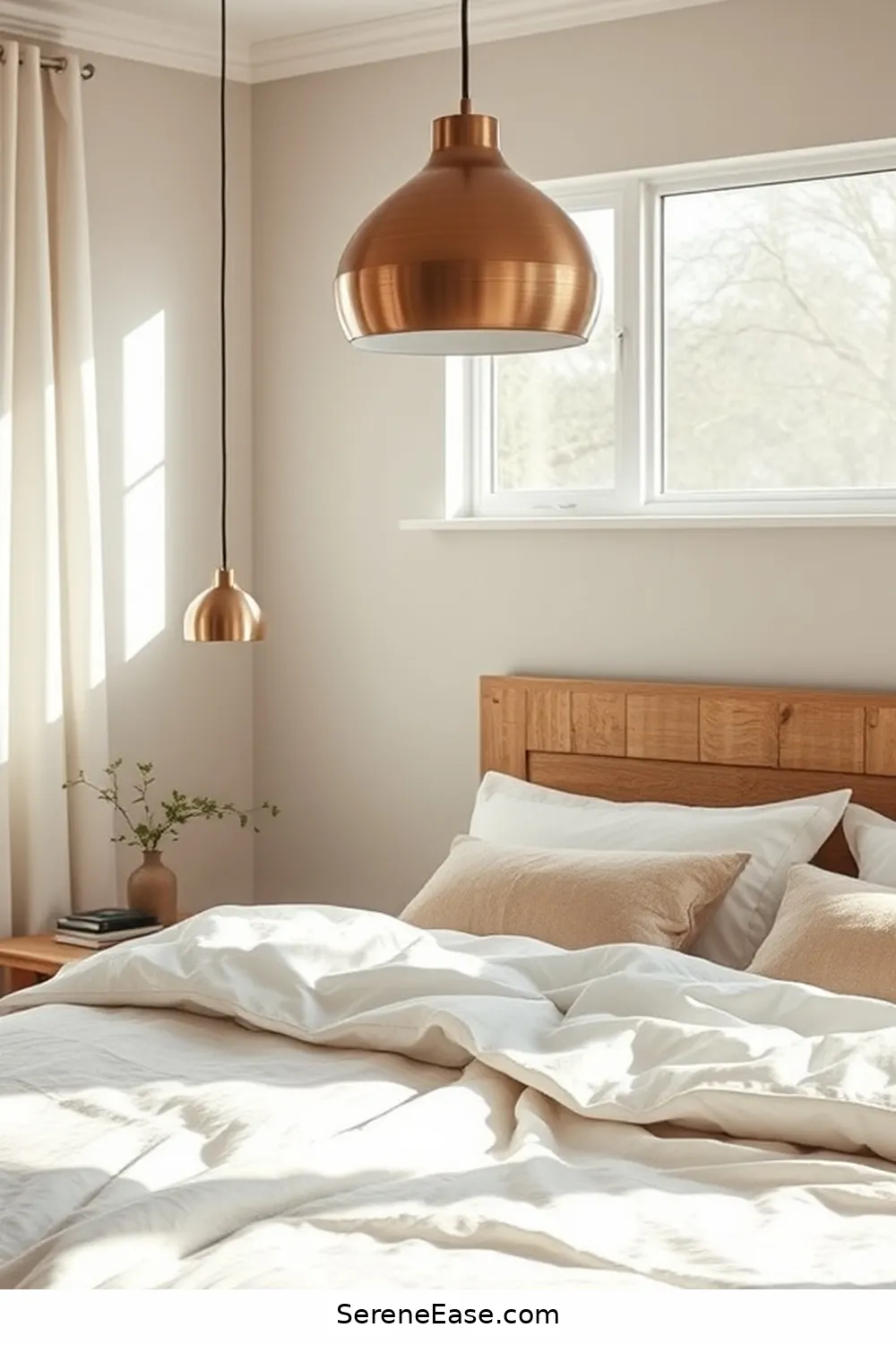 Statement Lighting Fixtures for Incorporating Metallic Accents in Scandinavian Bedroom Style