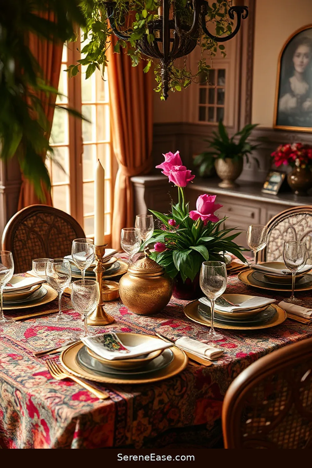 Incorporating Metallic Accents in Your Bohemian Dining Room Style 4 Tableware With a Shiny Twist for Incorporating Metallic Accents in Your Bohemian Dining Room Style