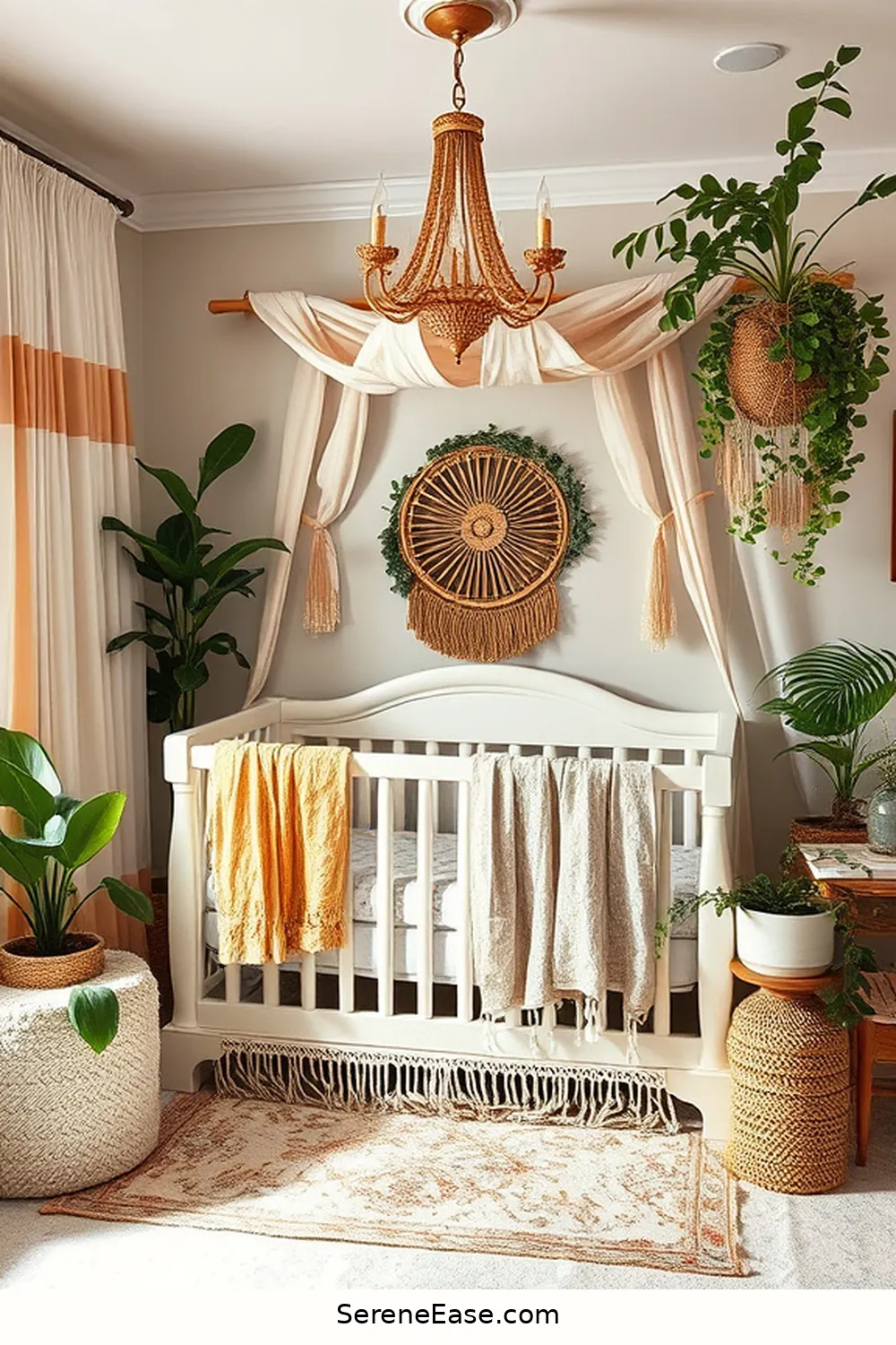 Incorporating Metallic Accents in a Bohemian Nursery Style 6 Silver and Bronze: Alternative Metallic Options for Incorporating Metallic Accents in a Bohemian Nursery Style