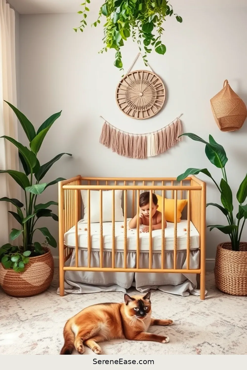 Incorporating Metallic Accents in a Bohemian Nursery Style 12 Tips for Maintaining a Cohesive Look for Incorporating Metallic Accents in a Bohemian Nursery Style