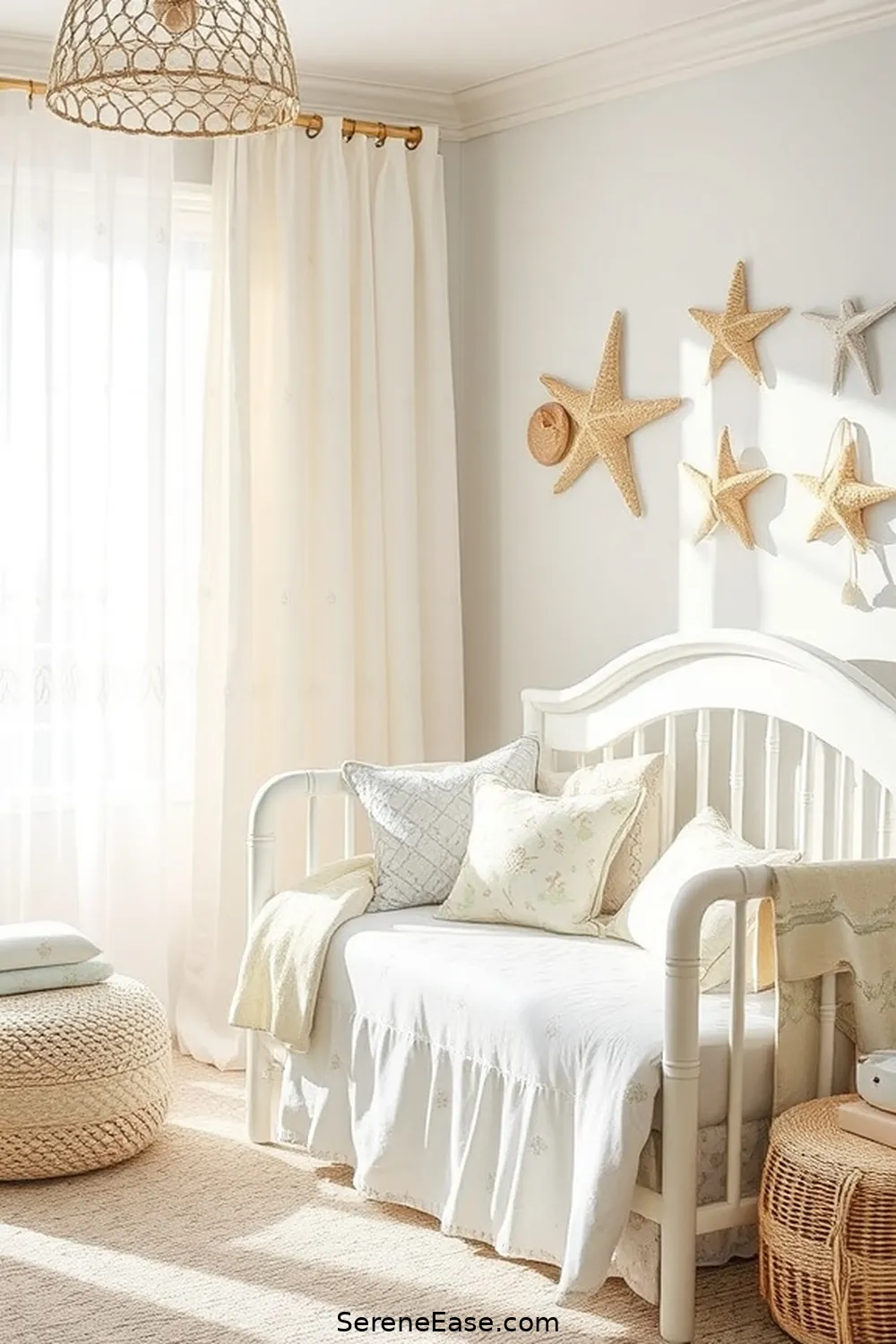 Incorporating Metallic Accents in a Coastal Nursery Style 5 Accent Textiles With a Twist for Incorporating Metallic Accents in a Coastal Nursery Style