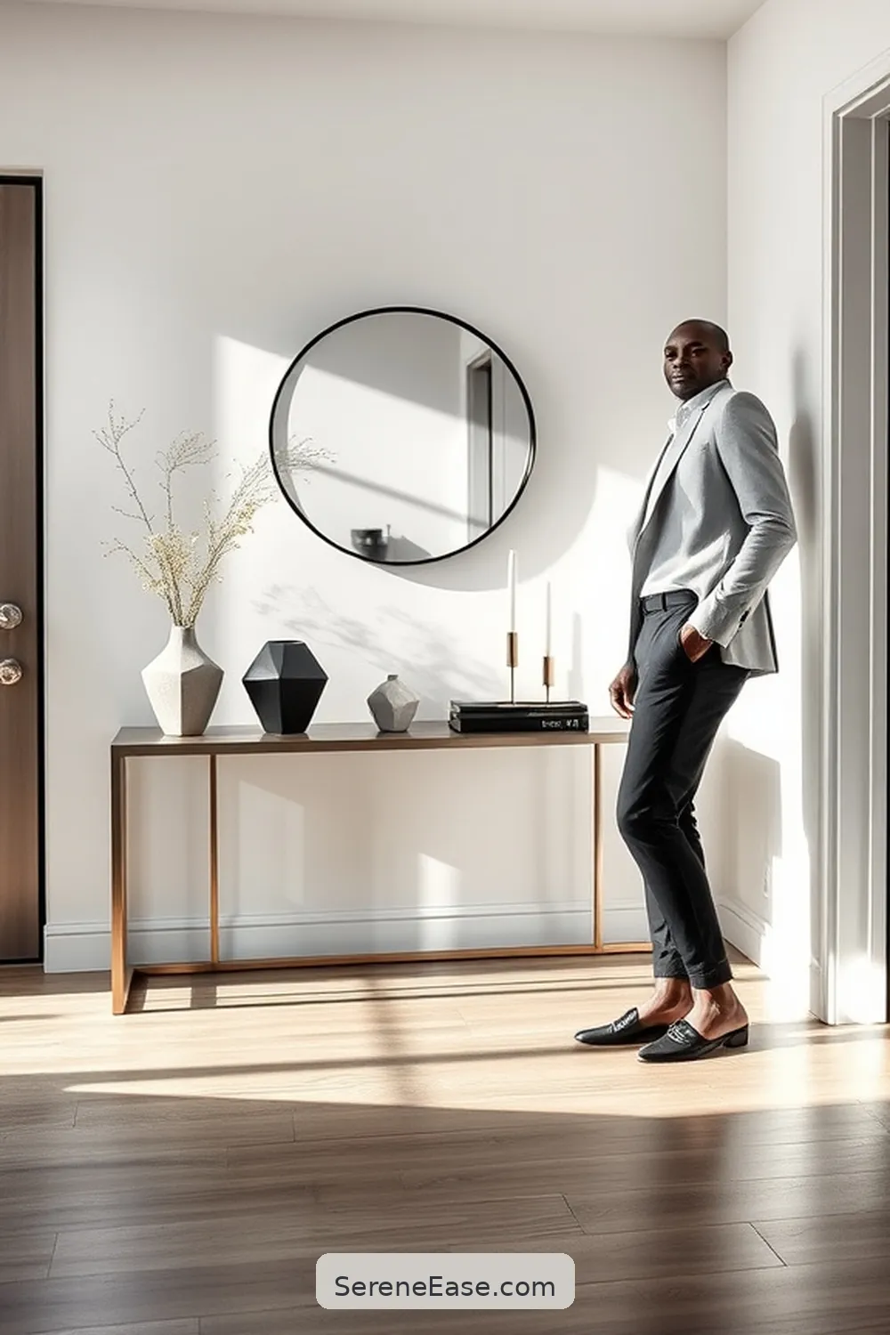 Incorporating Metallic Accents in a Minimalist Entryway Style 3 The Role of Metallic Accents in Minimalism for Incorporating Metallic Accents in a Minimalist Entryway Style