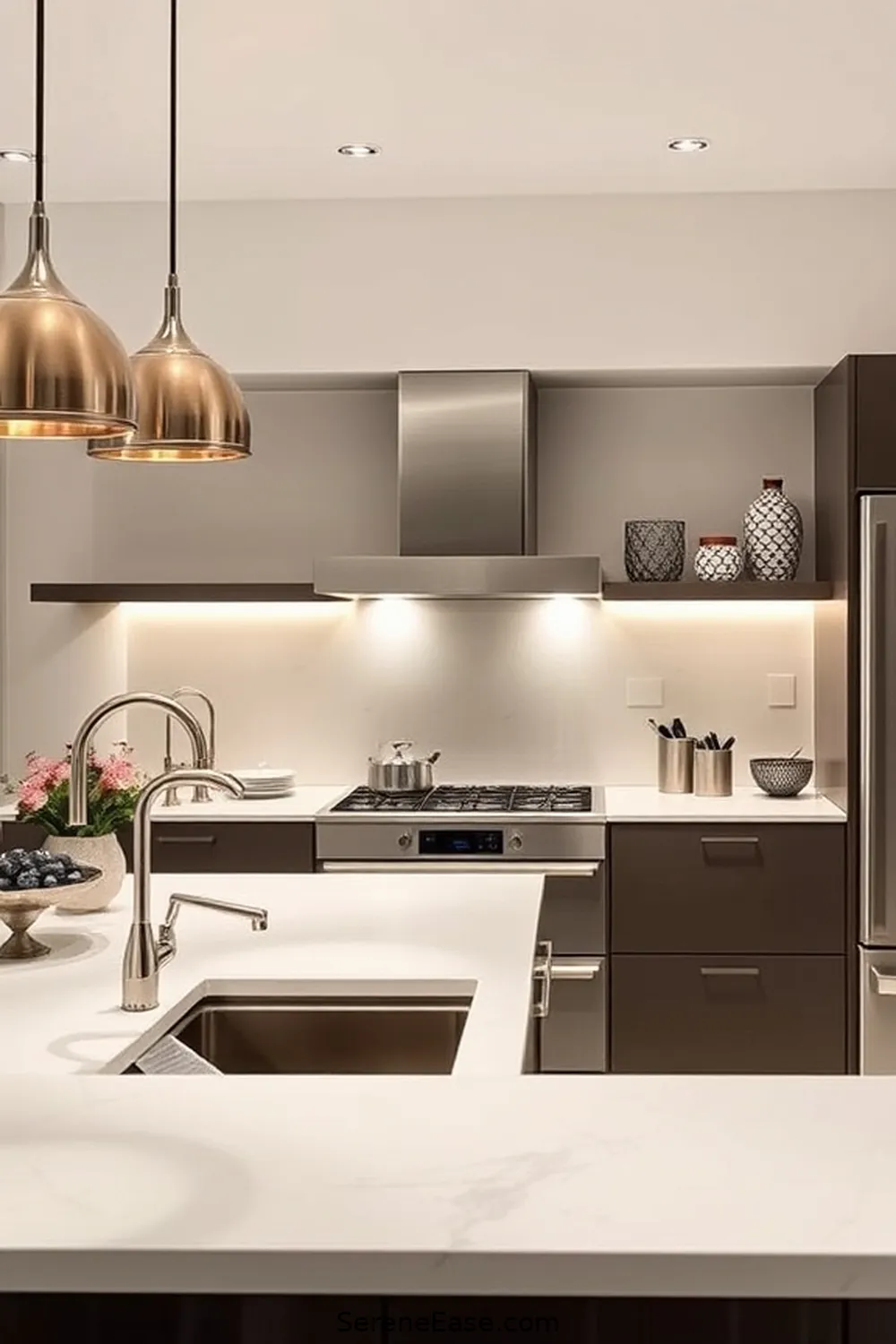 Incorporating Metallic Accents in a Minimalist Kitchen Style 6 Decorative Accessories and Accents for Incorporating Metallic Accents in a Minimalist Kitchen Style
