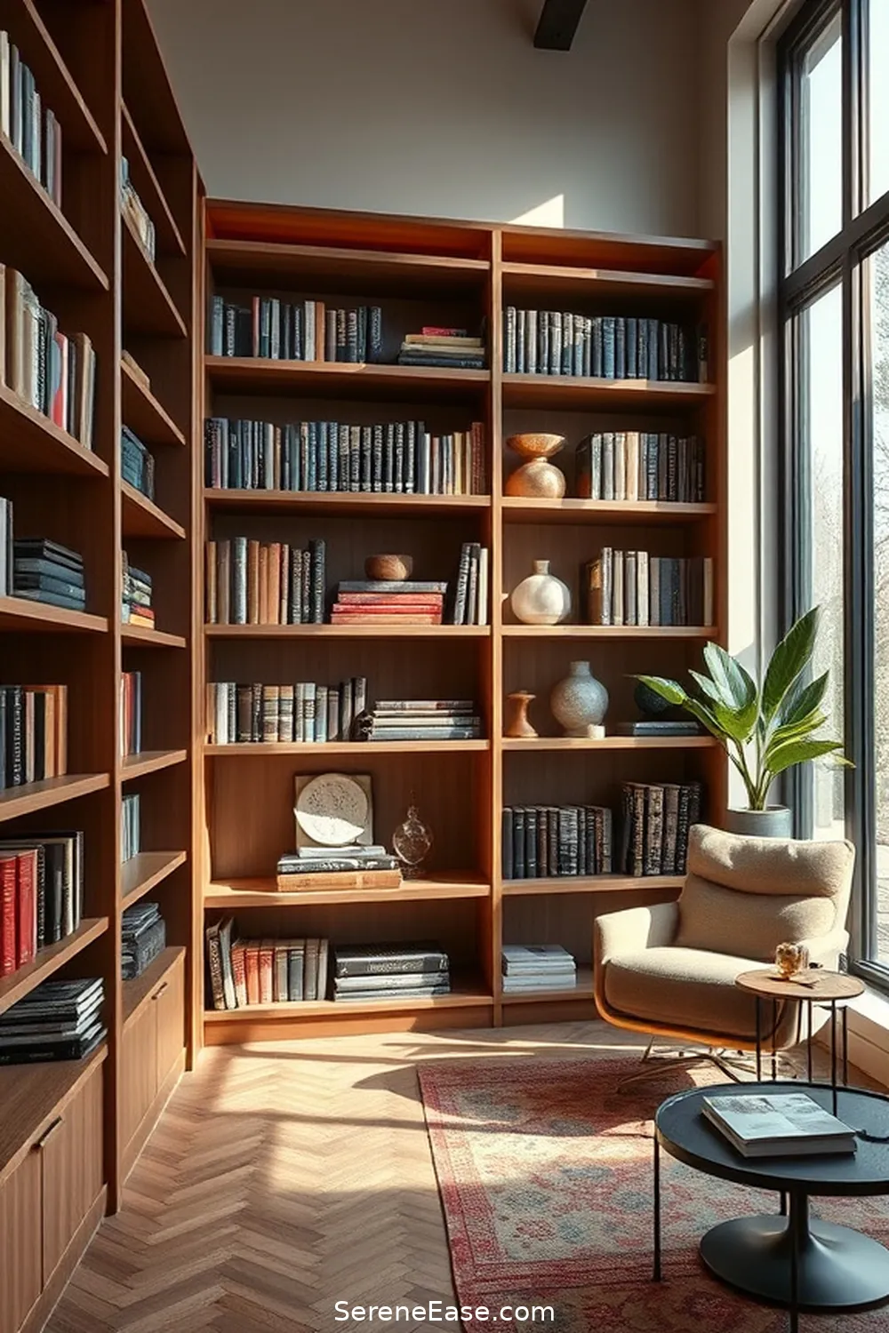 Incorporating Metallic Accents in a Minimalist Library Style 4 Choosing the Right Metallic Finishes for Incorporating Metallic Accents in a Minimalist Library Style