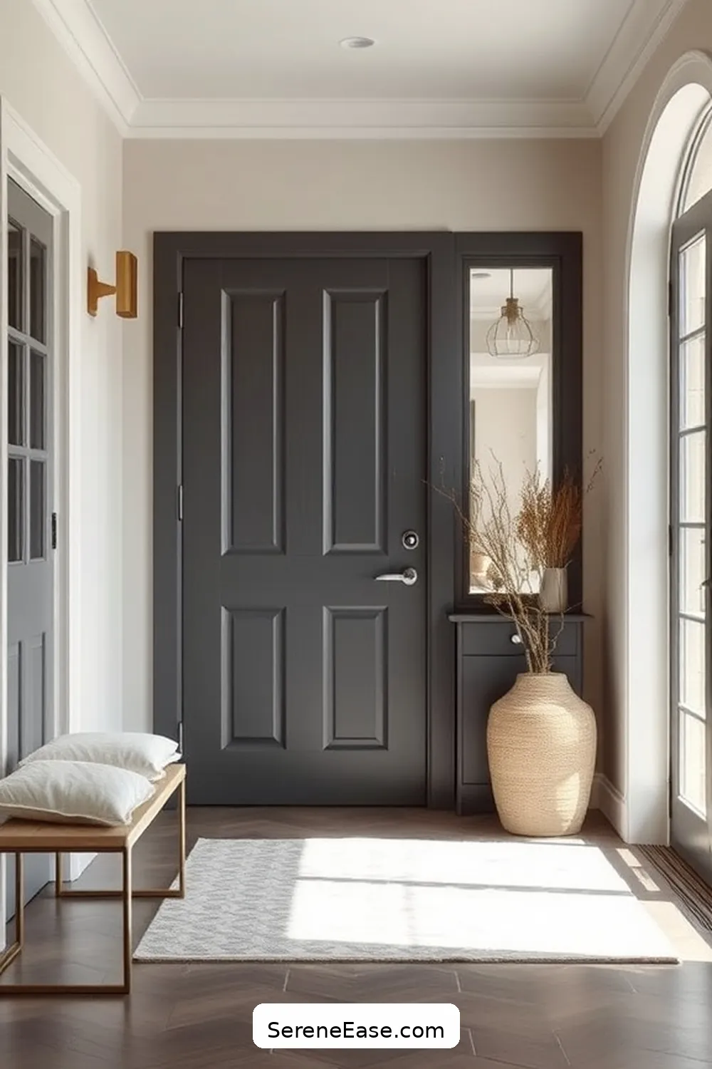 Incorporating Metallic Accents in a Scandinavian-Style Entryway 13 Maintaining Balance in Design for Incorporating Metallic Accents in a Scandinavian-Style Entryway