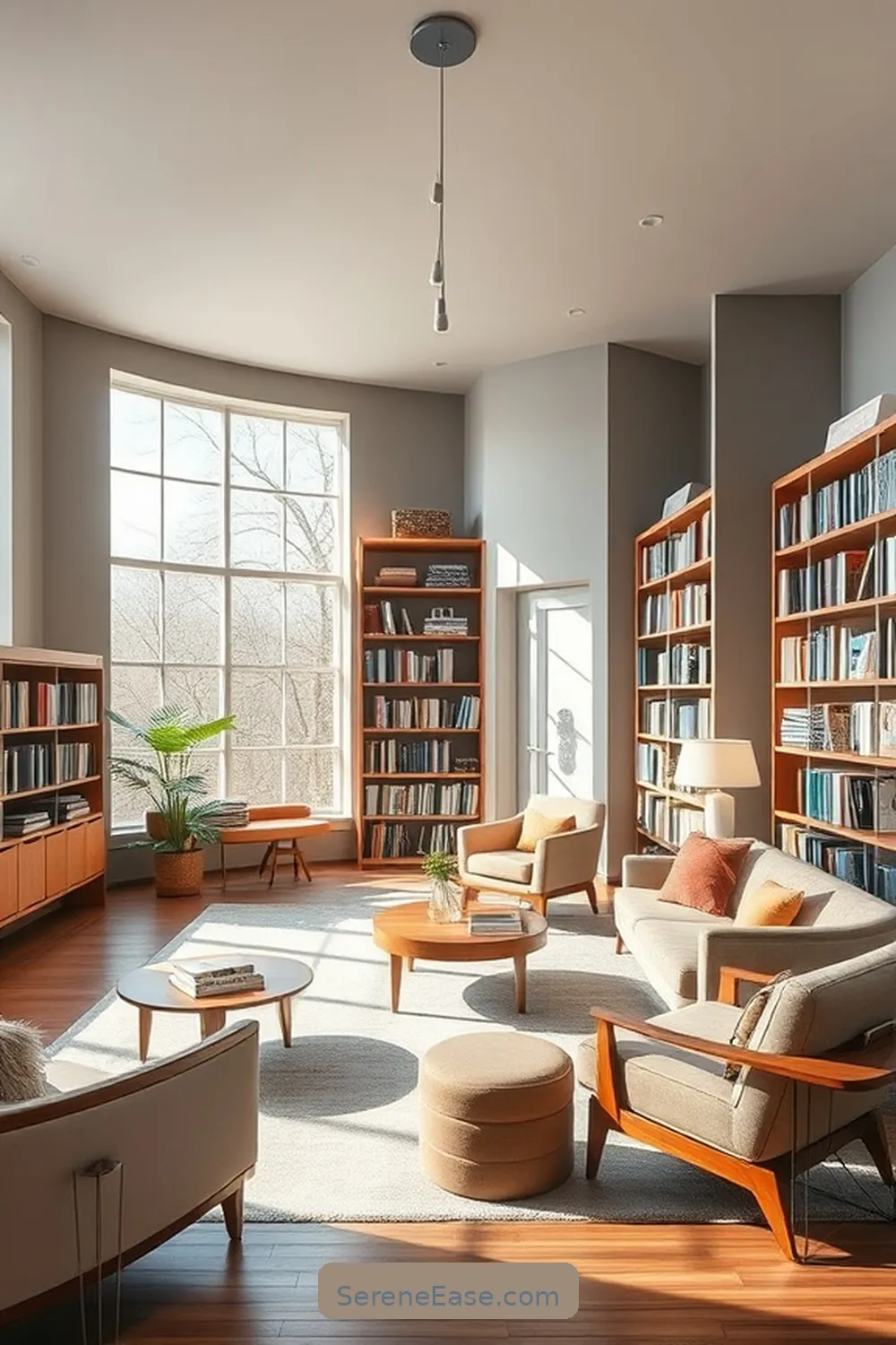 Soft Grays: Adding Depth and Sophistication for Incorporating Neutral Tones in Your Mid-Century Modern Library