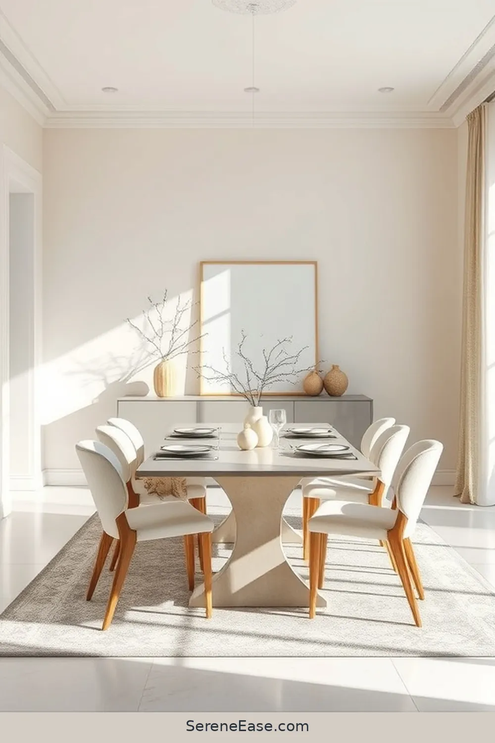 Incorporating Neutral Tones in Your Minimalist Dining Room 6 Utilizing Natural Light to Enhance Neutral Colors for Incorporating Neutral Tones in Your Minimalist Dining Room