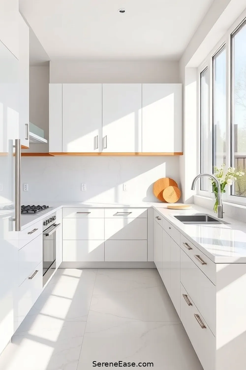 Incorporating Neutral Tones in a Minimalist Kitchen Style 5 White: The Classic Minimalist Choice for Incorporating Neutral Tones in a Minimalist Kitchen Style
