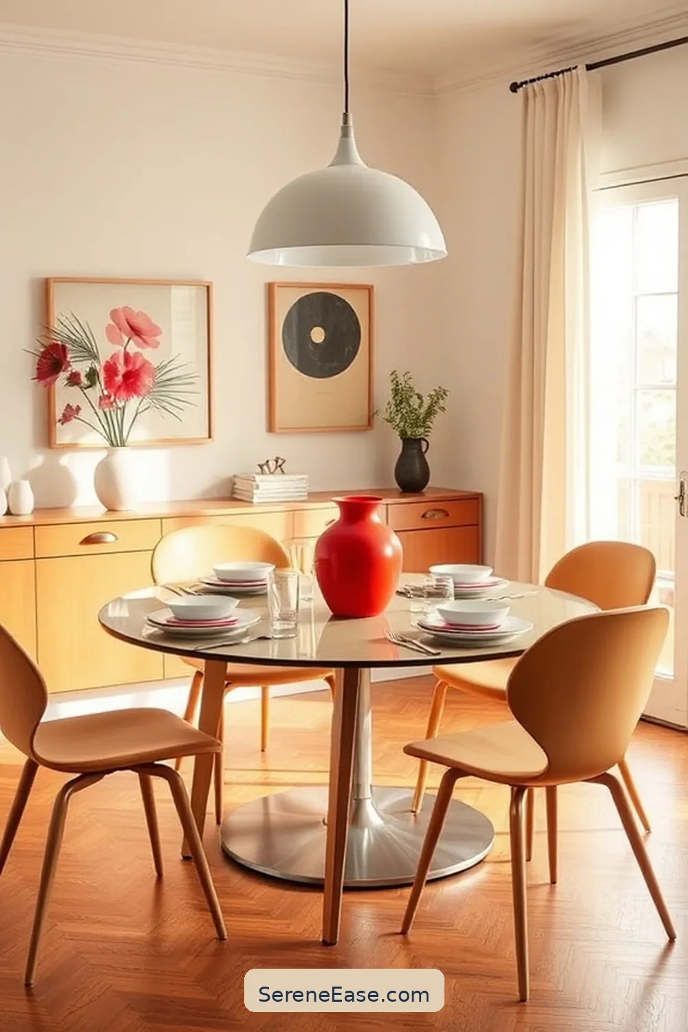 Incorporating Pastels in Your Mid-Century Modern Dining Room 13 Mixing Pastels With Bold Accents for Incorporating Pastels in Your Mid-Century Modern Dining Room