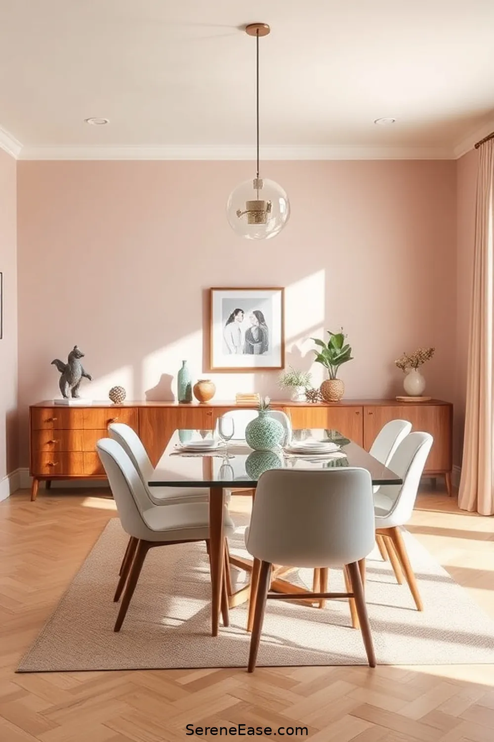 Incorporating Pastels in Your Mid-Century Modern Dining Room 5 Pastel Accent Walls: A Fresh Approach for Incorporating Pastels in Your Mid-Century Modern Dining Room