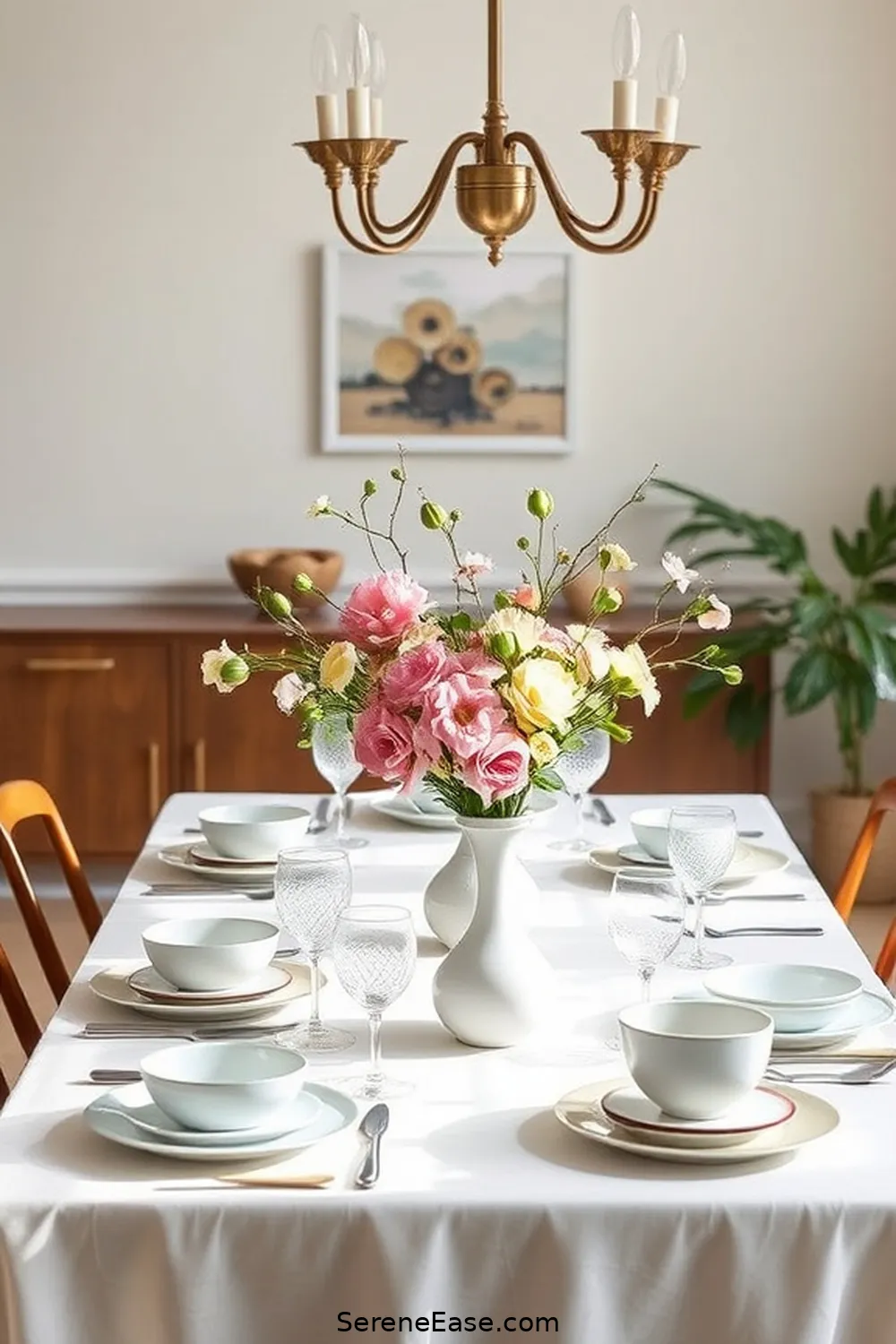 Incorporating Pastels in Your Mid-Century Modern Dining Room 11 Pastel Centerpieces for Your Dining Table for Incorporating Pastels in Your Mid-Century Modern Dining Room
