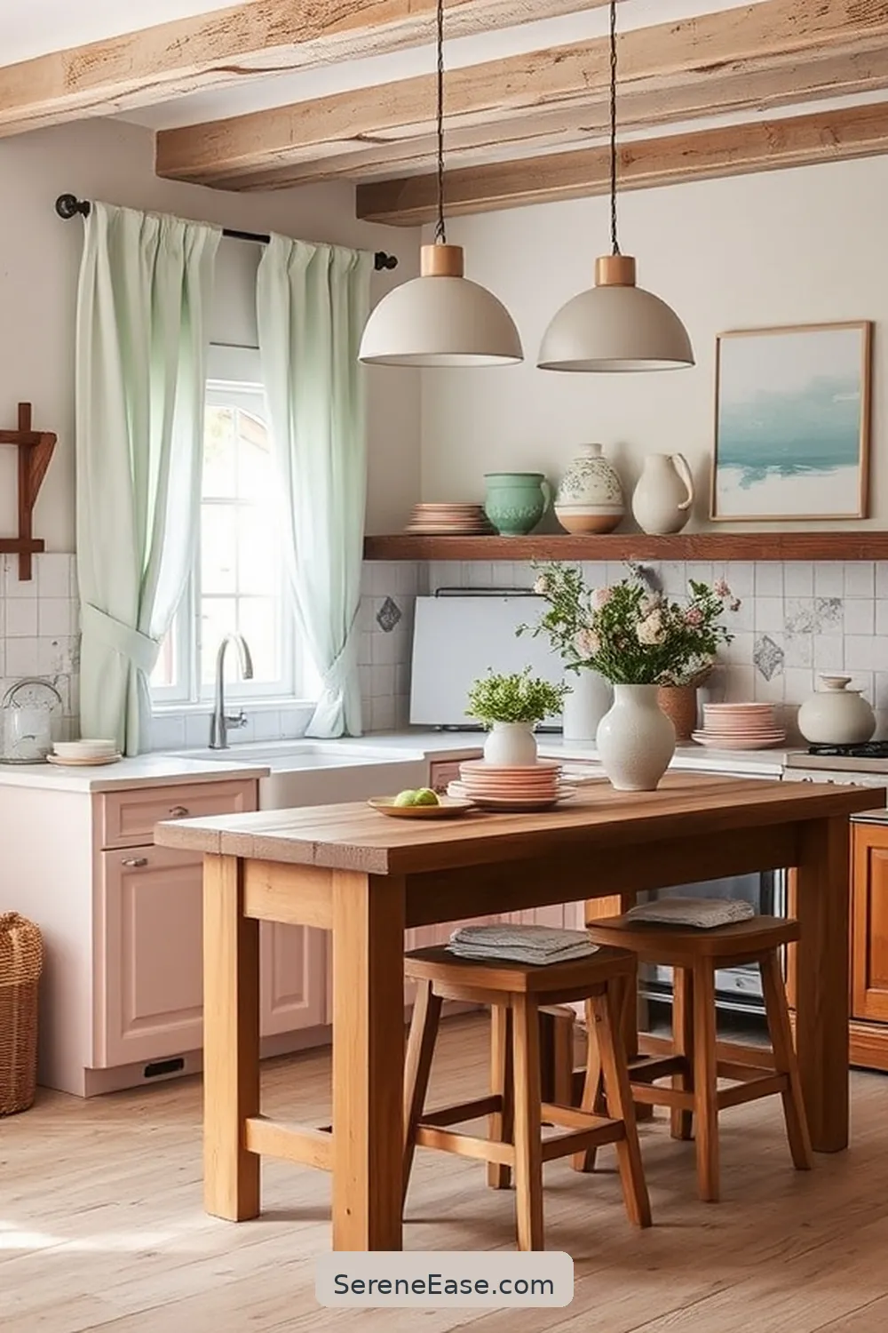 Incorporating Pastels in Your Rustic Kitchen Style 5 Subtle Pastel Decor Accents for Incorporating Pastels in Your Rustic Kitchen Style