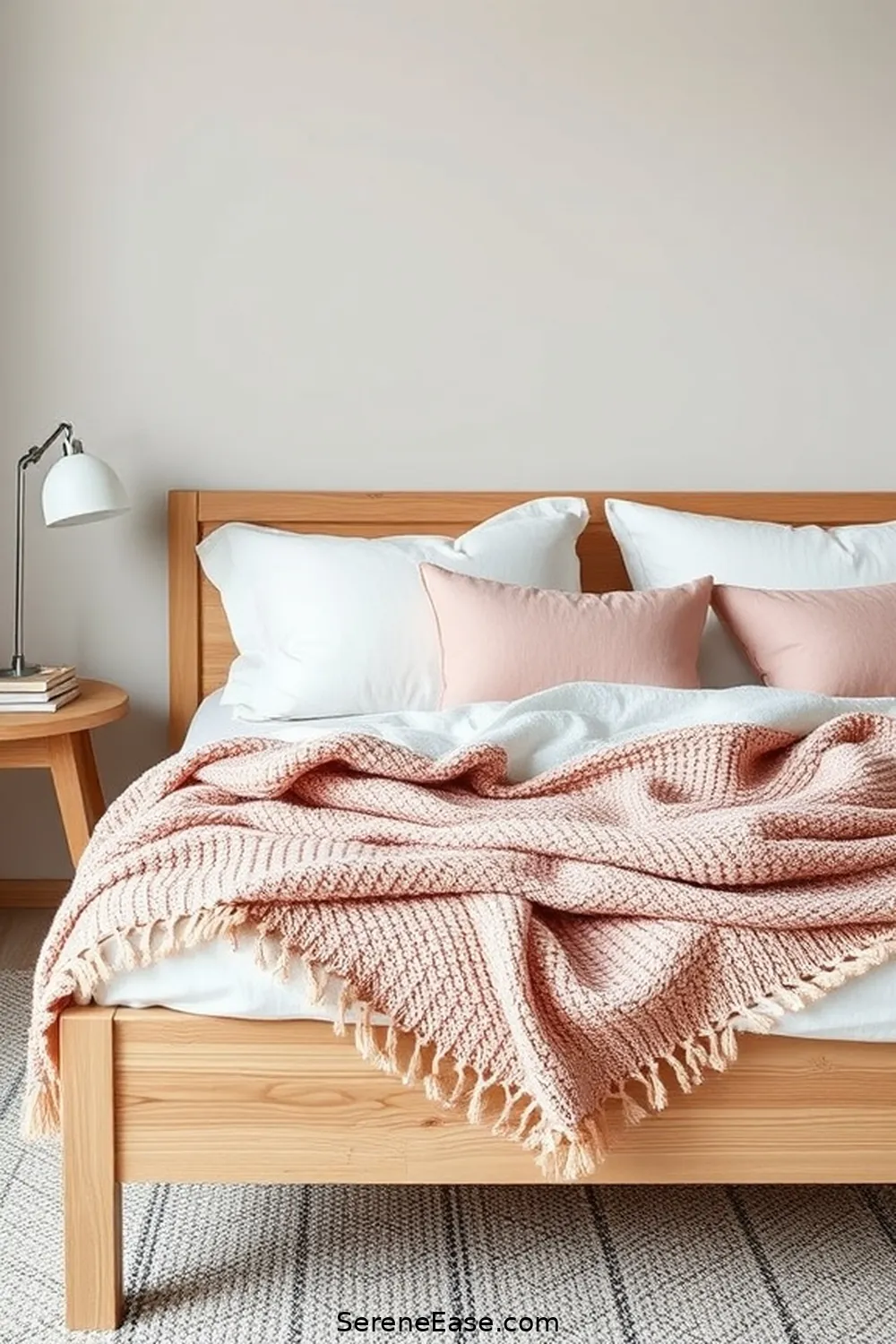 Pastel Accents: Decorative Pillows and Throws for Incorporating Pastels in Your Scandinavian Style Bedroom