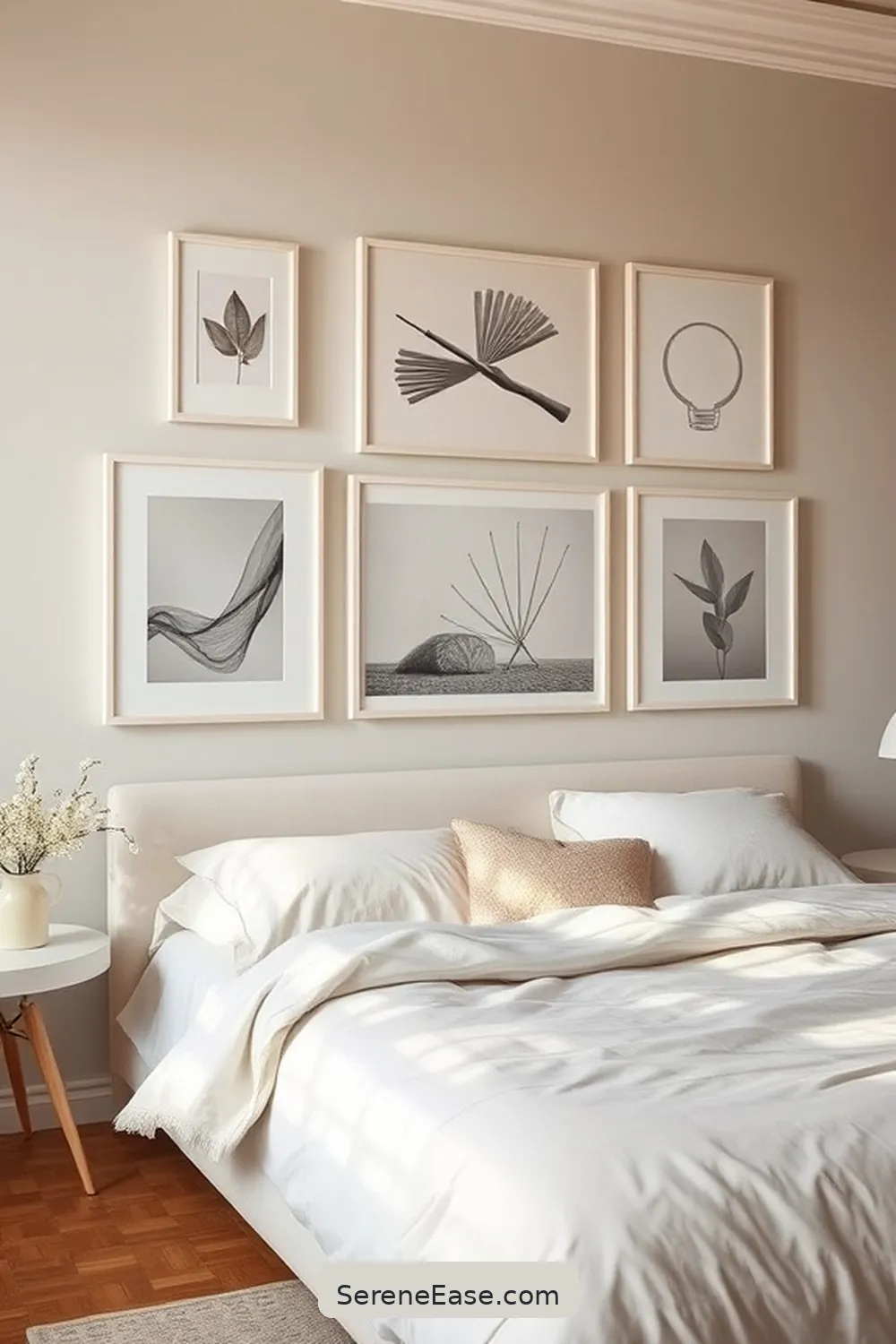 Incorporating Pastels in a Minimalist Bedroom Style: 16 Ways 17 Create a Pastel Gallery Wall for Incorporating Pastels in a Minimalist Bedroom Style: 16 Ways