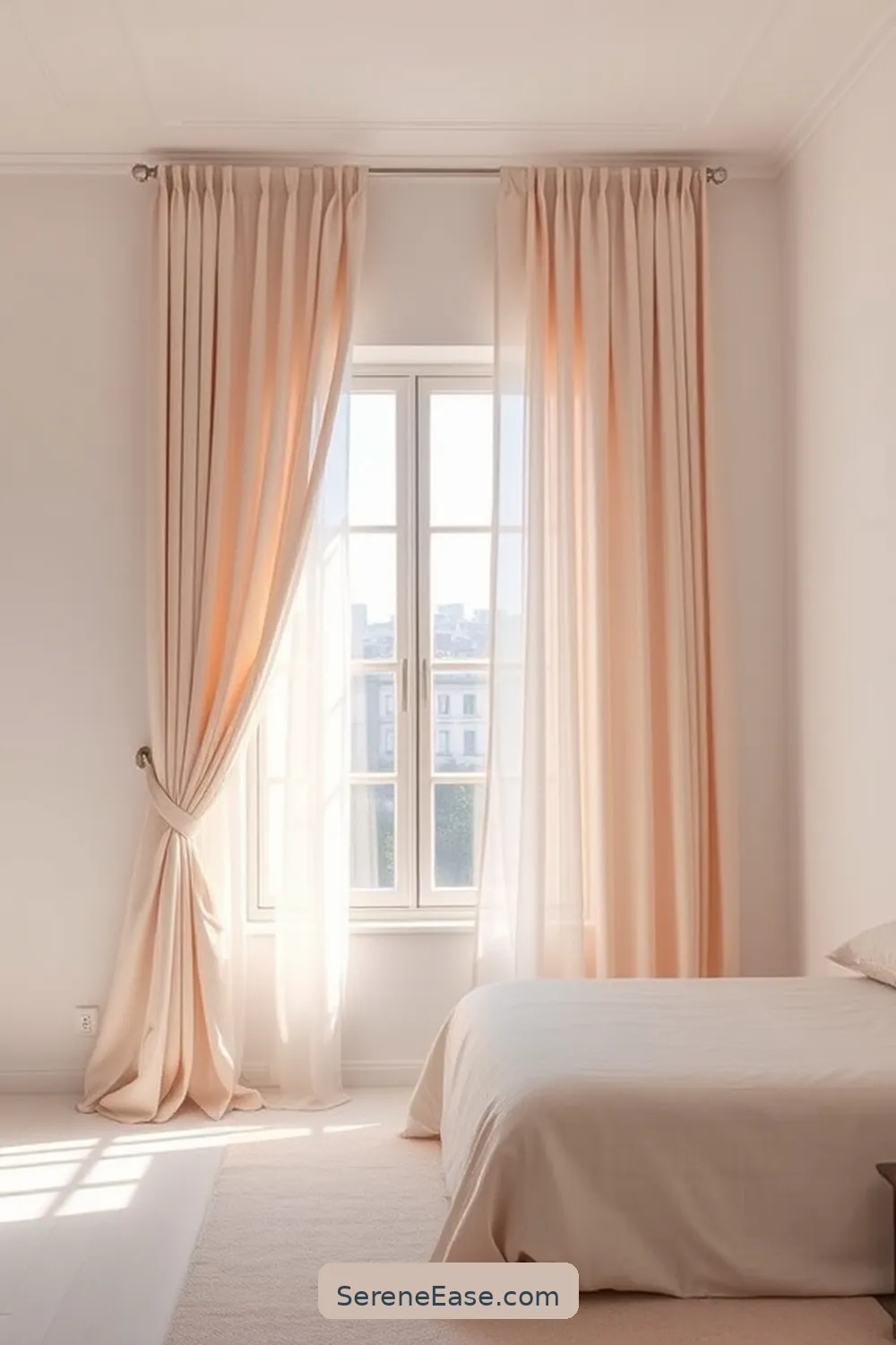 Incorporating Pastels in a Minimalist Bedroom Style: 16 Ways 8 Integrate Pastel Curtains or Blinds for Incorporating Pastels in a Minimalist Bedroom Style: 16 Ways