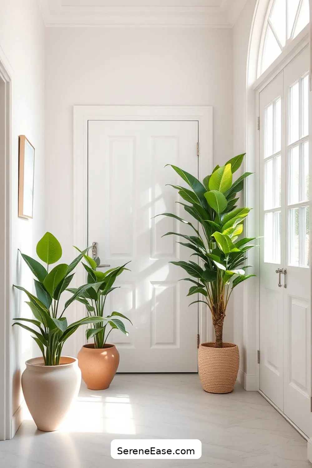 Incorporating Pastels in a Minimalist Entryway Style 9 Incorporating Greenery for a Fresh Look for Incorporating Pastels in a Minimalist Entryway Style