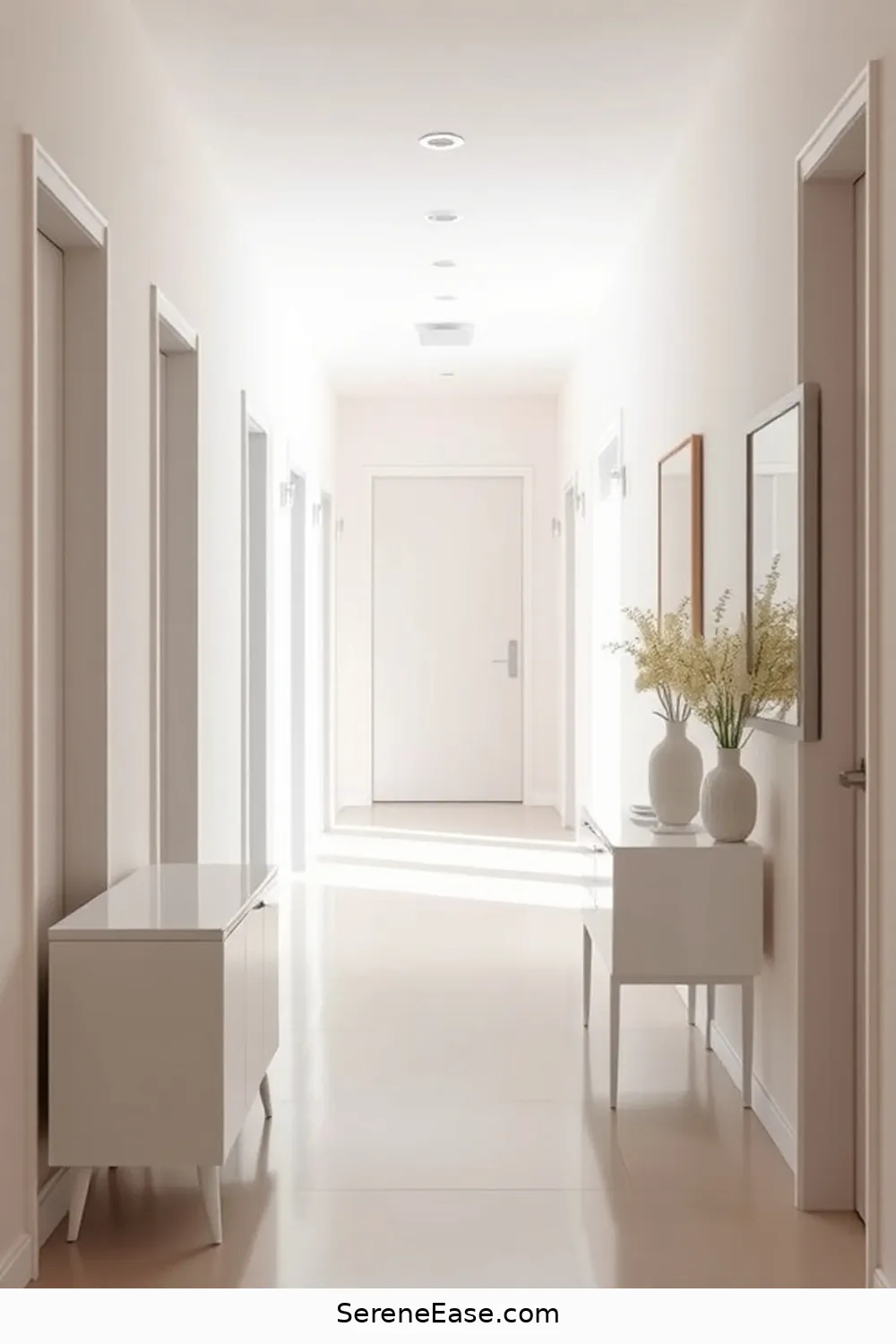 Incorporating Pastels in a Minimalist Hallway Style 5 Furniture Selection for a Minimalist Hallway for Incorporating Pastels in a Minimalist Hallway Style