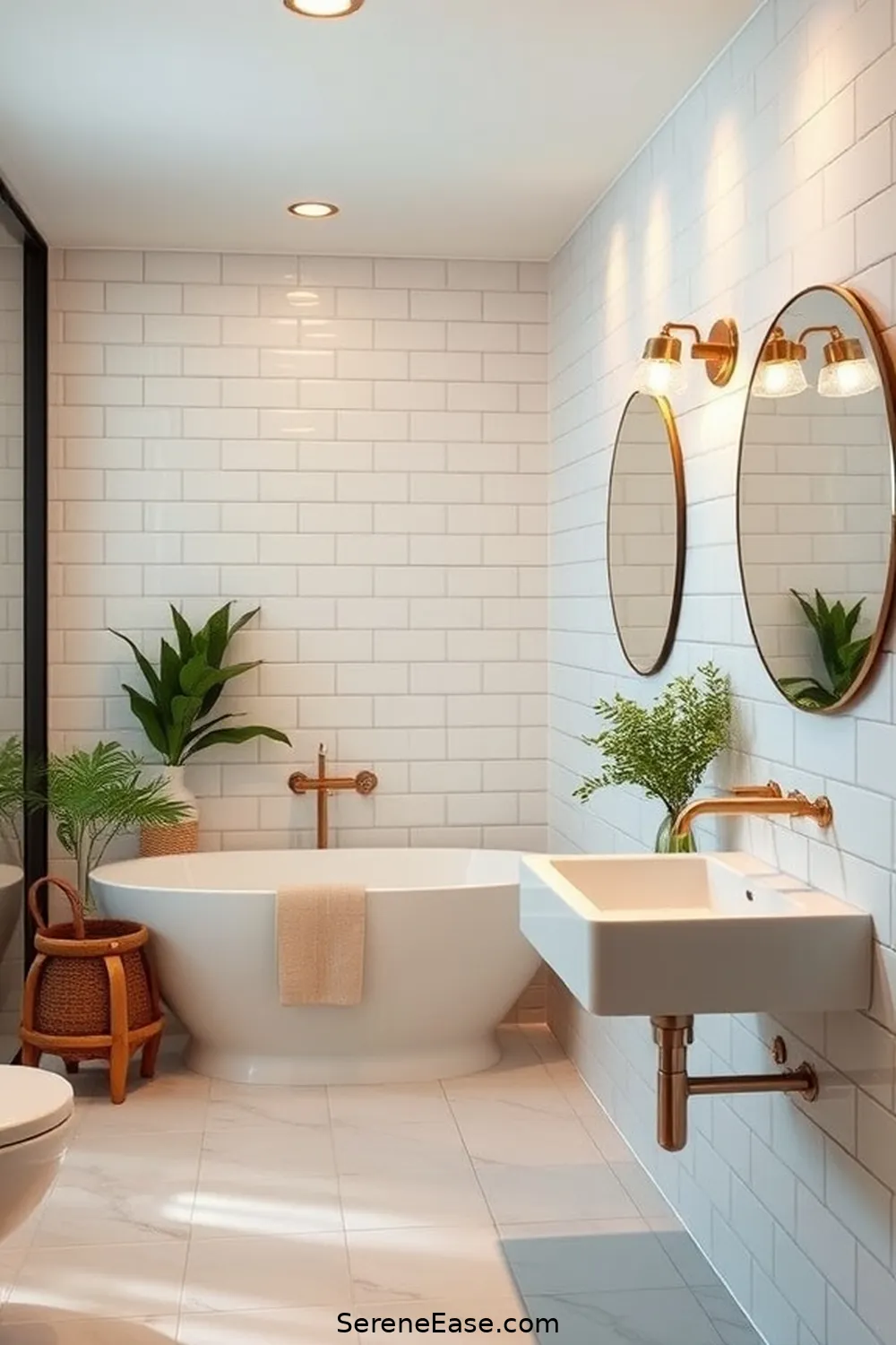 Incorporating Pastels in a Modern Farmhouse Bathroom Style 11 Lighting That Enhances Pastel Hues for Incorporating Pastels in a Modern Farmhouse Bathroom Style