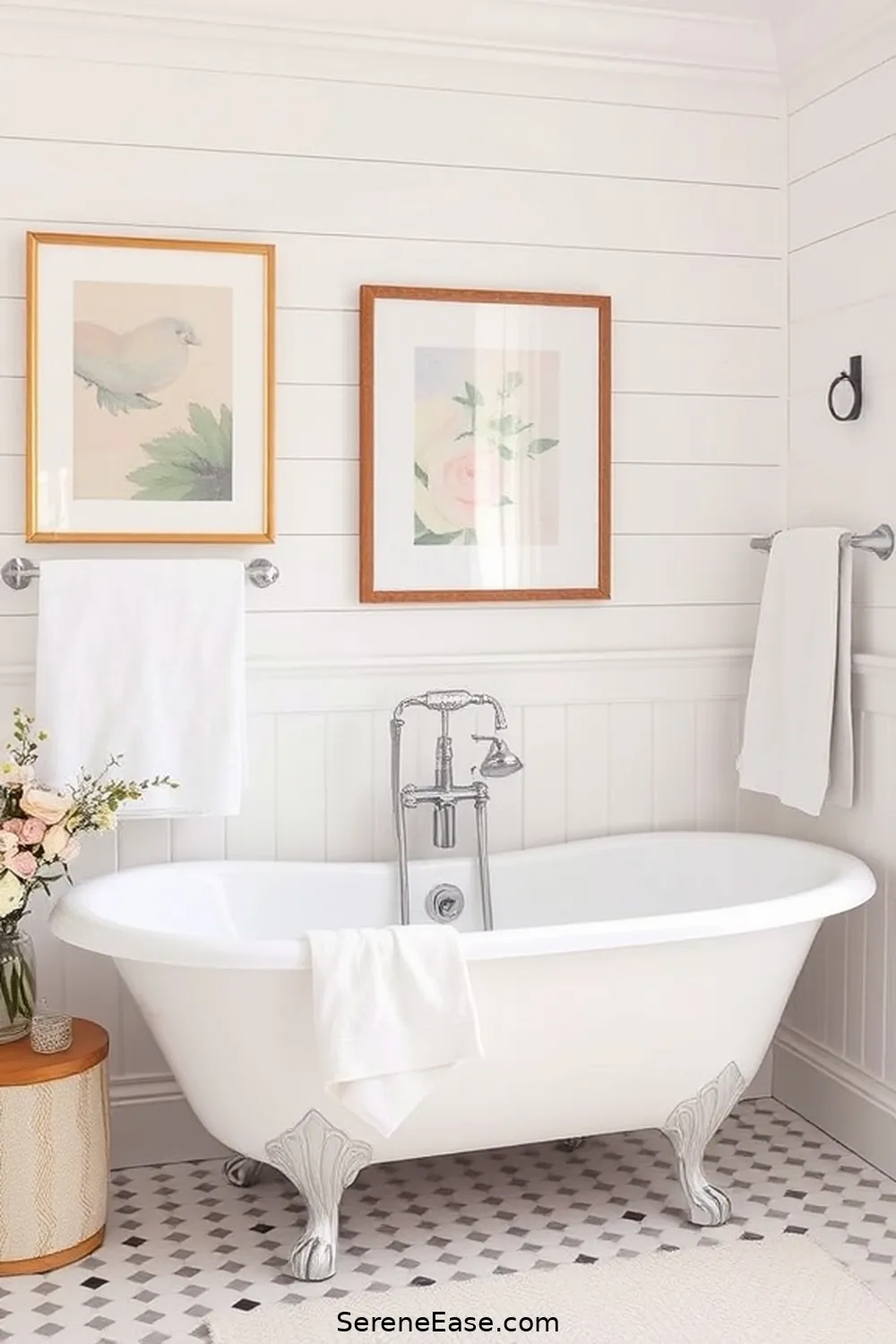 Incorporating Pastels in a Modern Farmhouse Bathroom Style 10 Pastel Artwork and Decor for Incorporating Pastels in a Modern Farmhouse Bathroom Style
