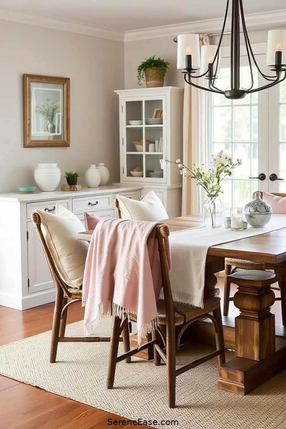 Incorporating Pastels in a Modern Farmhouse Dining Room Style 4 Soft Furnishings to Enhance Comfort for Incorporating Pastels in a Modern Farmhouse Dining Room Style