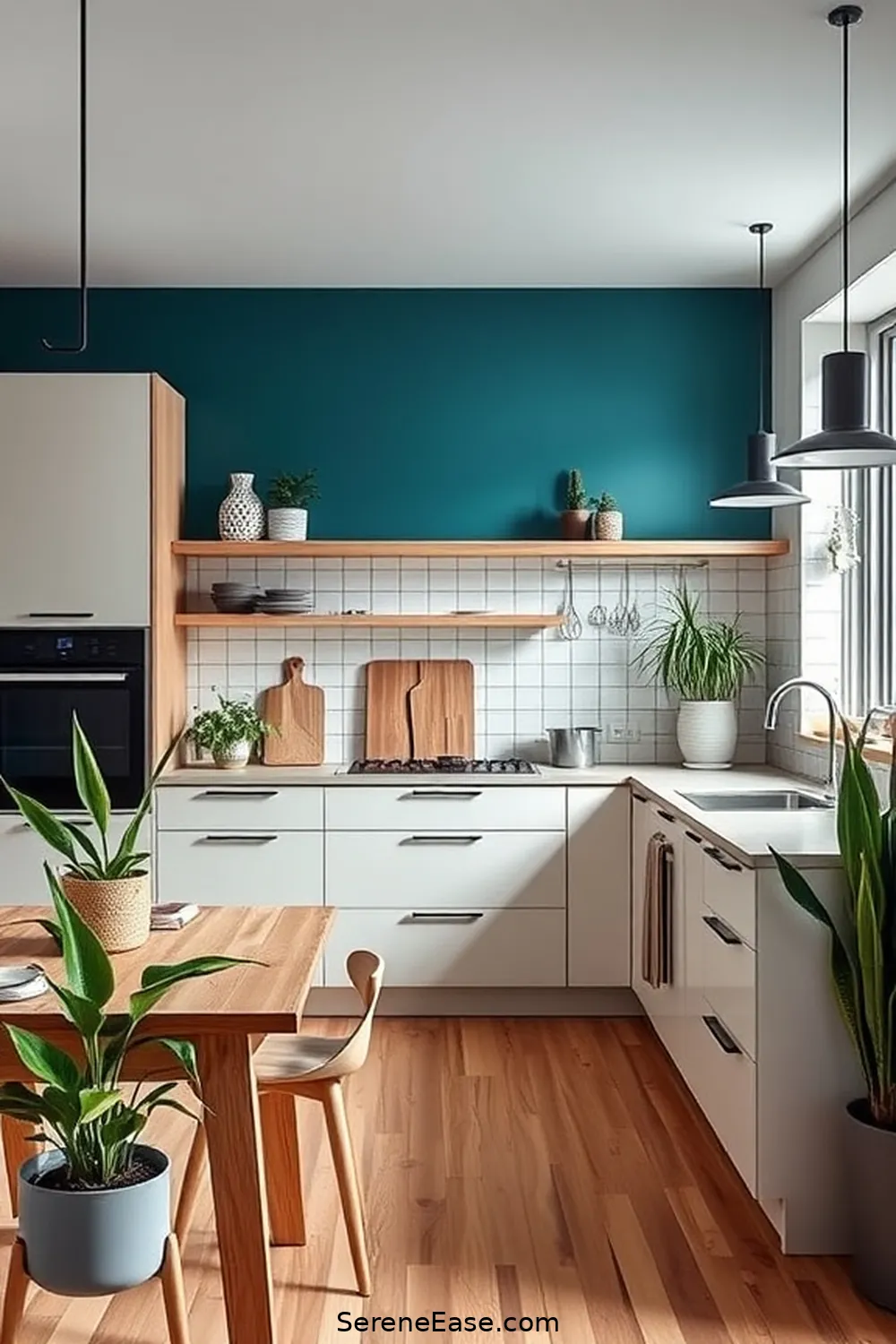 Infuse Jewel Tones Into Your Scandinavian-Style Kitchen 4 Accent Walls: A Bold Statement for Infuse Jewel Tones Into Your Scandinavian-Style Kitchen
