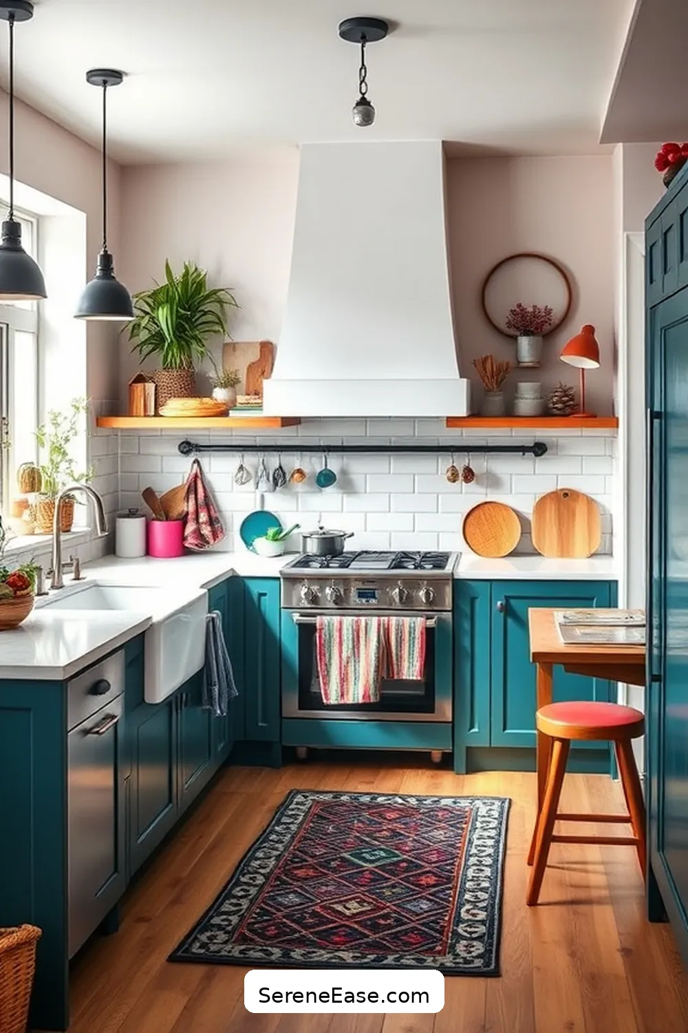 Infuse Jewel Tones Into Your Scandinavian-Style Kitchen 15 DIY Projects to Introduce Color for Infuse Jewel Tones Into Your Scandinavian-Style Kitchen