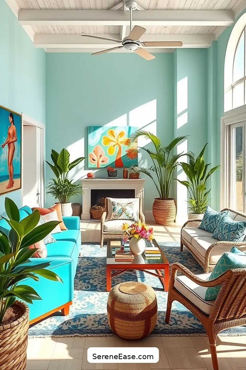 Infusing Bold and Bright Colors in Your Coastal Living Room Style 3 Choosing the Right Bold Hues for Infusing Bold and Bright Colors in Your Coastal Living Room Style