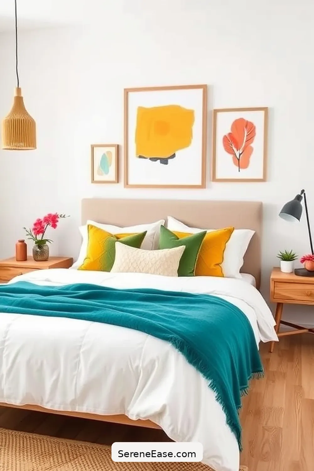 Infusing Bold and Bright Colors in Your Scandinavian Style Bedroom 4 Choosing a Color Palette That Pops for Infusing Bold and Bright Colors in Your Scandinavian Style Bedroom
