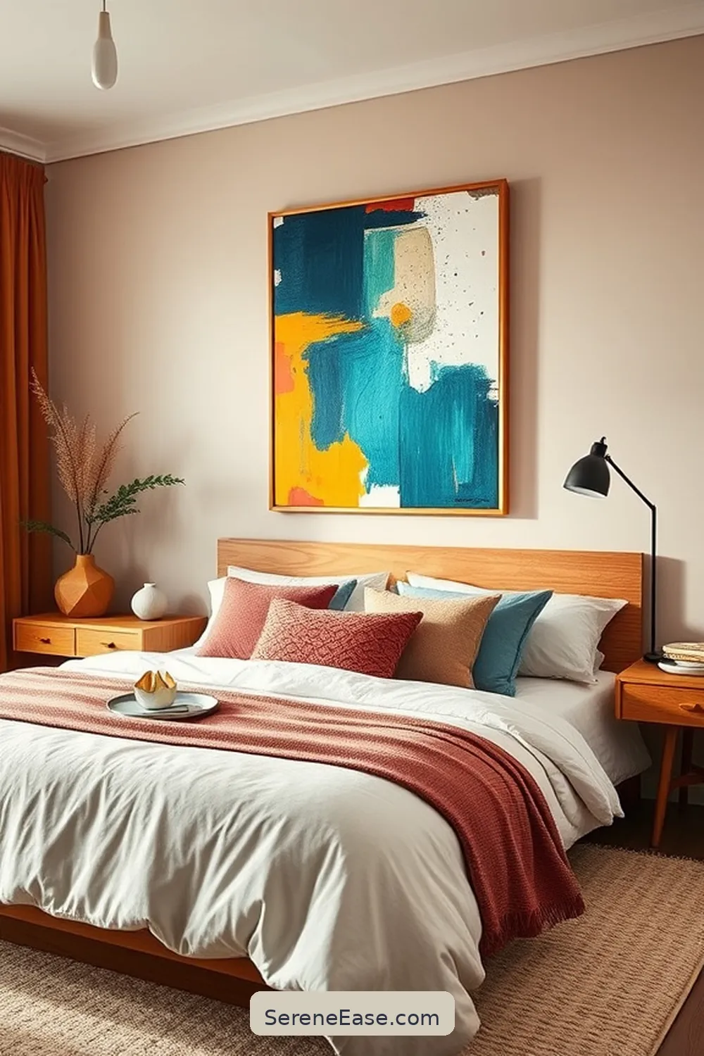 Infusing Bold and Bright Colors in Your Scandinavian Style Bedroom 7 Colorful Artwork to Brighten Up Your Space for Infusing Bold and Bright Colors in Your Scandinavian Style Bedroom