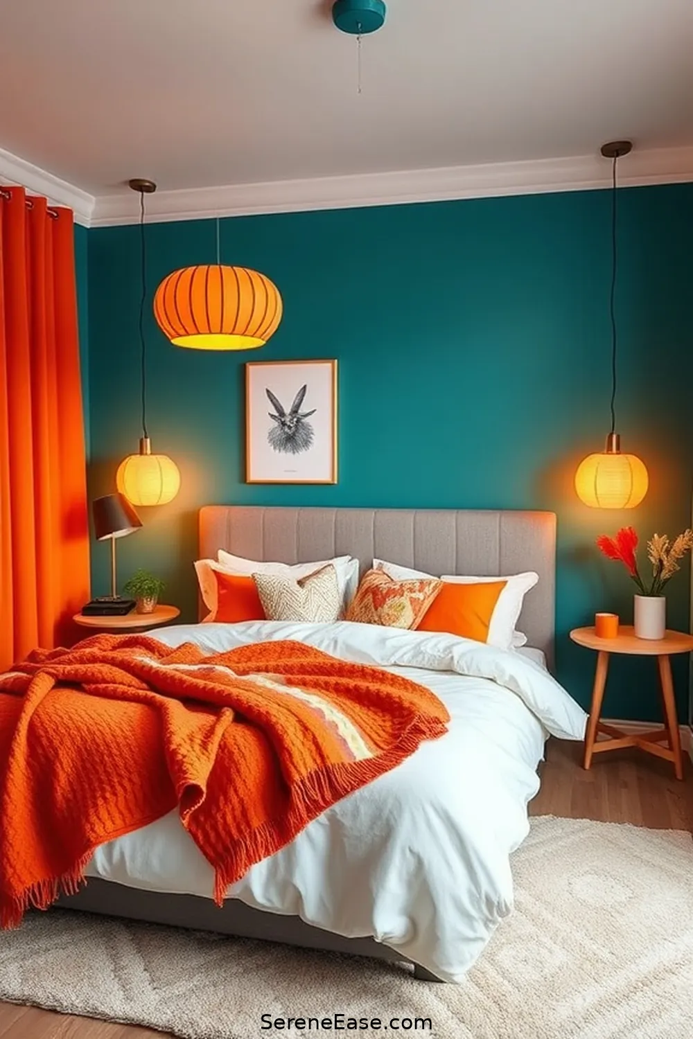 Infusing Bold and Bright Colors in Your Scandinavian Style Bedroom 10 Lighting Choices That Enhance Color for Infusing Bold and Bright Colors in Your Scandinavian Style Bedroom