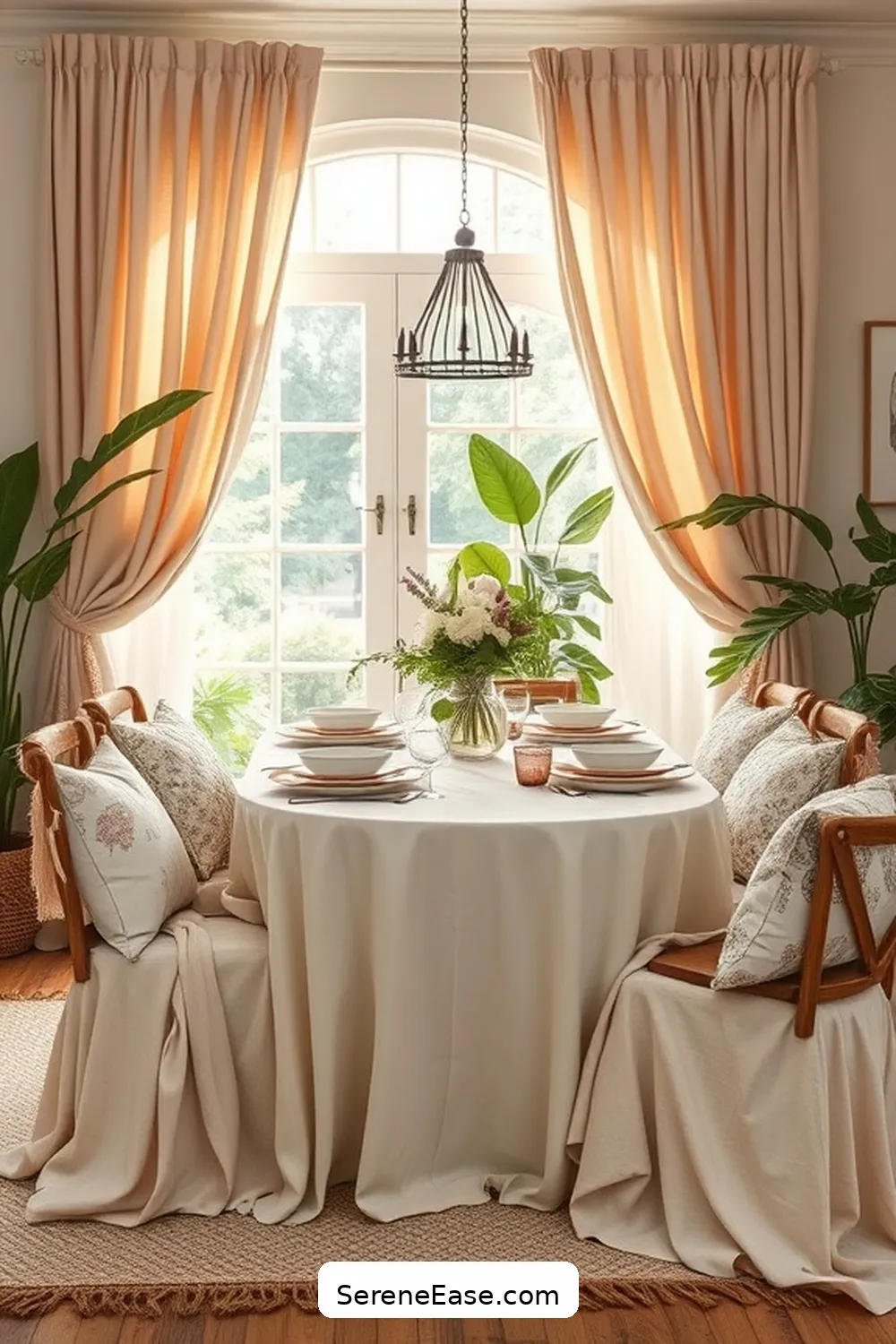 Infusing Pastels Into Your Bohemian Dining Room Style 4 Incorporating Pastel Textiles and Linens for Infusing Pastels Into Your Bohemian Dining Room Style