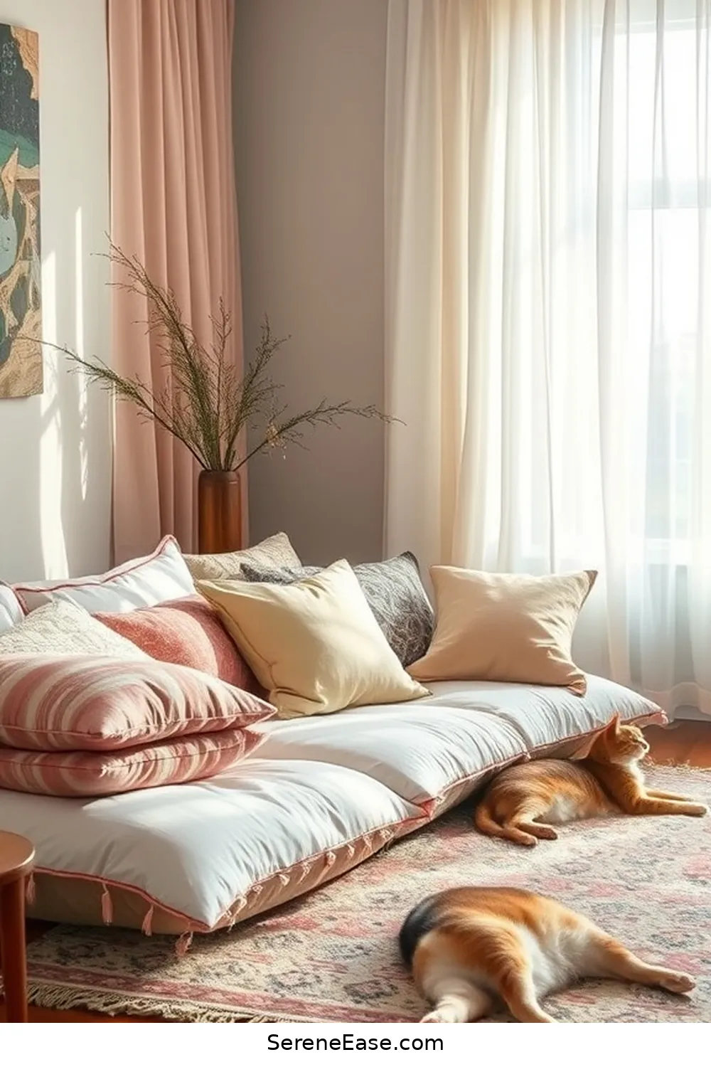 Infusing Pastels Into Your Bohemian Living Room Style 7 Layering Pastels With Patterns for Infusing Pastels Into Your Bohemian Living Room Style