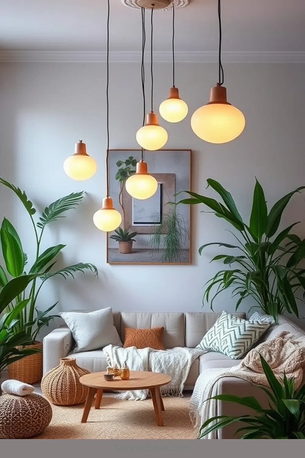 Infusing Pastels Into Your Bohemian Living Room Style 9 Using Pastels in Lighting for Infusing Pastels Into Your Bohemian Living Room Style