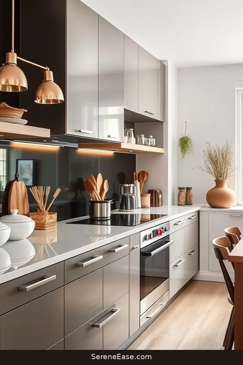 Inspiring Examples of Metallic Accents in Scandinavian Kitchens for Step-by-Step Guide for Metallic Accents in Scandinavian Kitchen Style