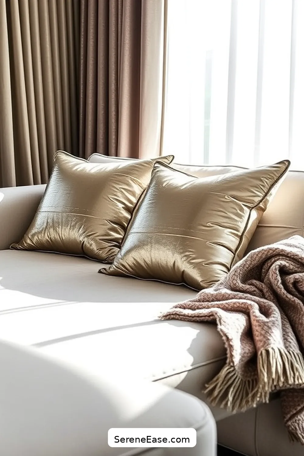 Using Metallics in Textiles and Soft Furnishings for Step-by-Step Guide for Metallic Accents in Scandinavian Kitchen Style
