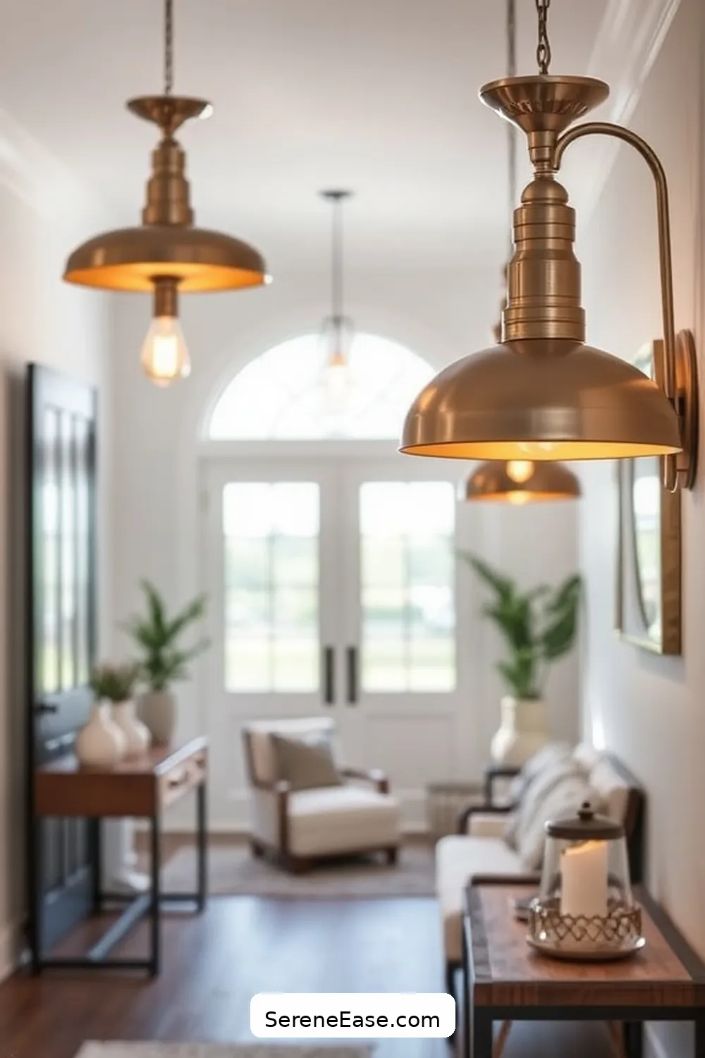 Stunning Metallic Accents to Elevate Your Coastal Entryway Style 5 Chic Light Fixtures for a Bright Entryway for Stunning Metallic Accents to Elevate Your Coastal Entryway Style