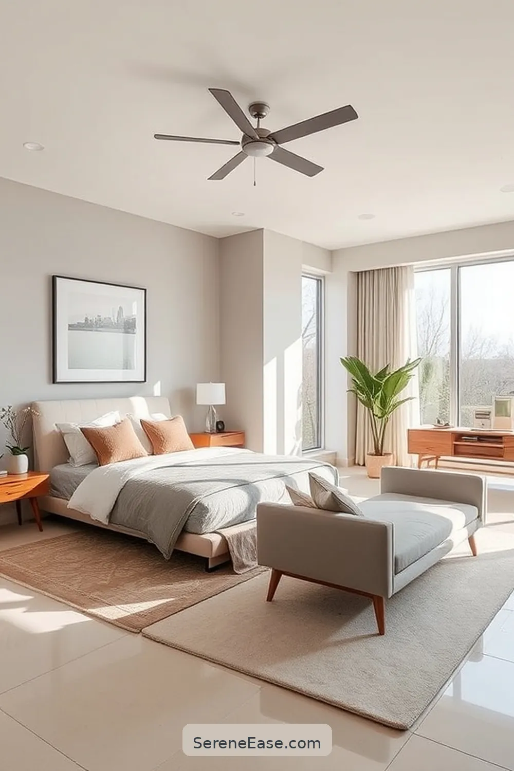 Style Your Bedroom in Neutral Tones With Mid-Century Modern Flair 9 Creating a Functional Layout for Style Your Bedroom in Neutral Tones With Mid-Century Modern Flair