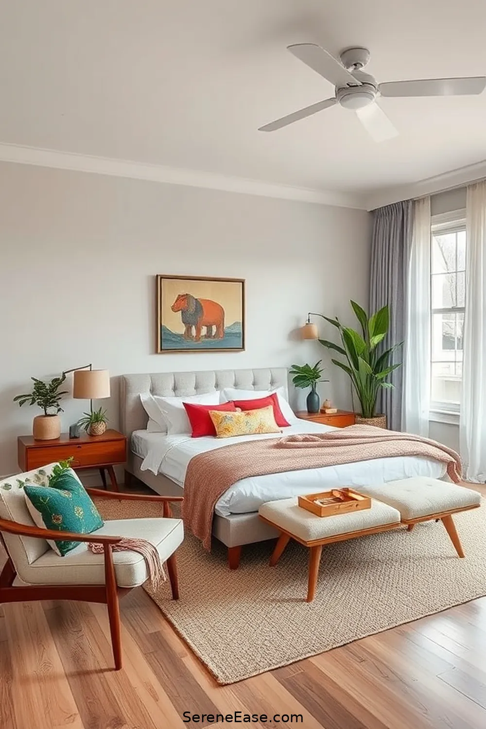 Style Your Bedroom in Neutral Tones With Mid-Century Modern Flair 12 Personalizing Your Space With Accents for Style Your Bedroom in Neutral Tones With Mid-Century Modern Flair