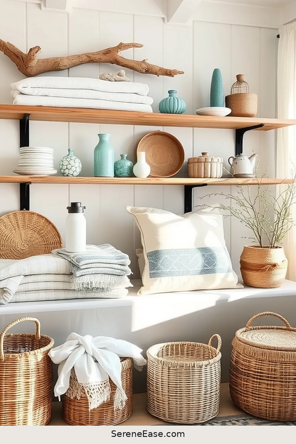 Tips and Tricks for Designing a Monochromatic Library With Coastal Style 6 Textures That Enhance Coastal Vibes for Tips and Tricks for Designing a Monochromatic Library With Coastal Style